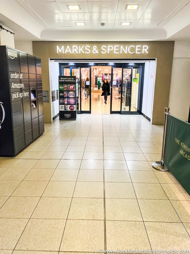 Everything you need to know about visiting Marks and Spencer on High Street Kensington. From what to find in the store to how to get there and opening times.