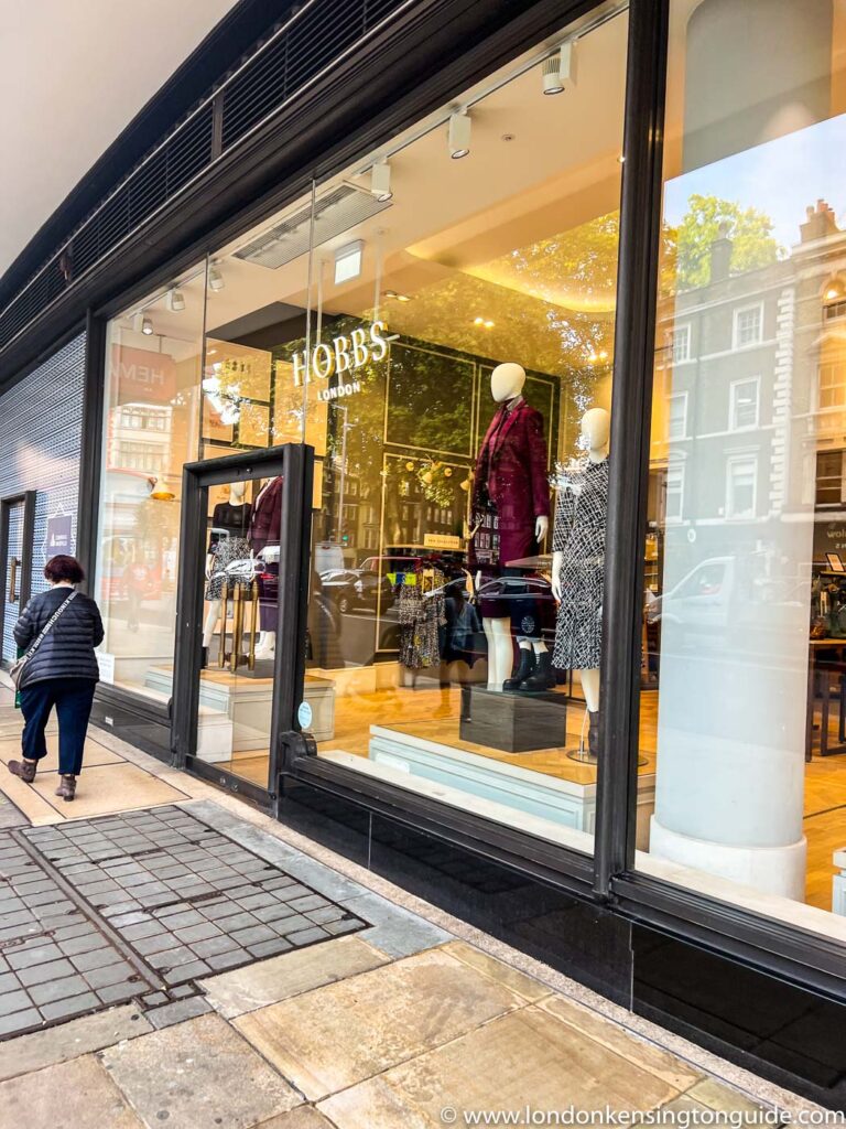Everything you need to know about visiting Hobbs on High Street Kensington. From what to find in the store to how to get there and opening times.