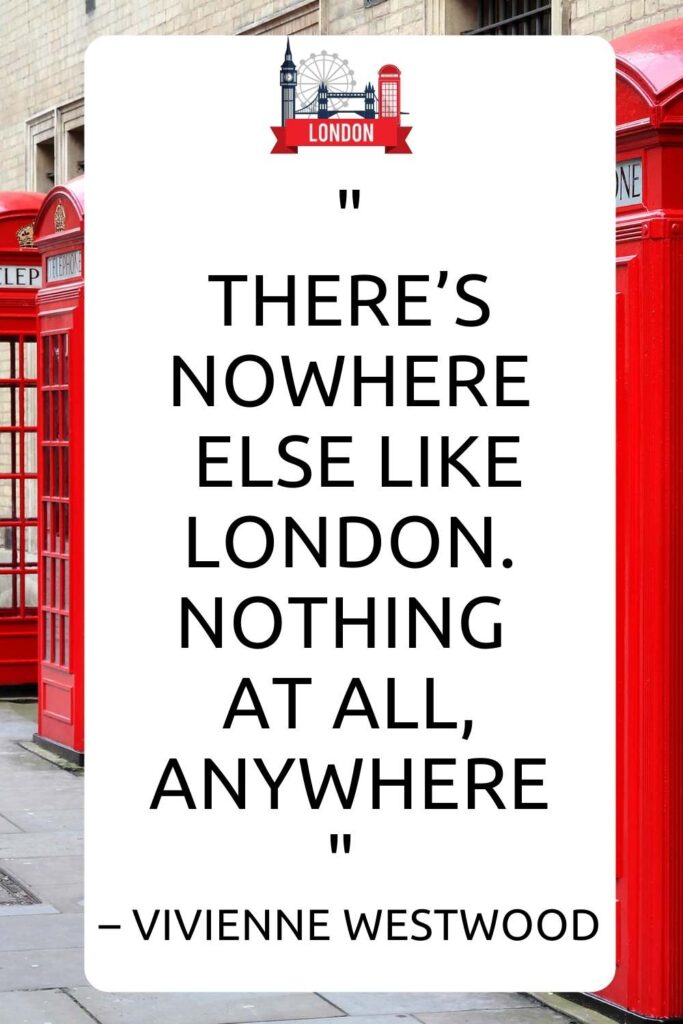 Best Captions & Quotes About London