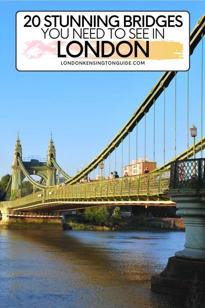 Did you know that London has over 30 bridges? Sit back as I take you exploring 20 of the most famous bridges in London. From Westminster Bridge to Tower Bridge, London Bridge, Millennium Bridge and many more. | the london bridge experience | waterloo bridge london | tower bridge londres | westminster bridge london | london bridge and tower bridge | vauxhall bridge london