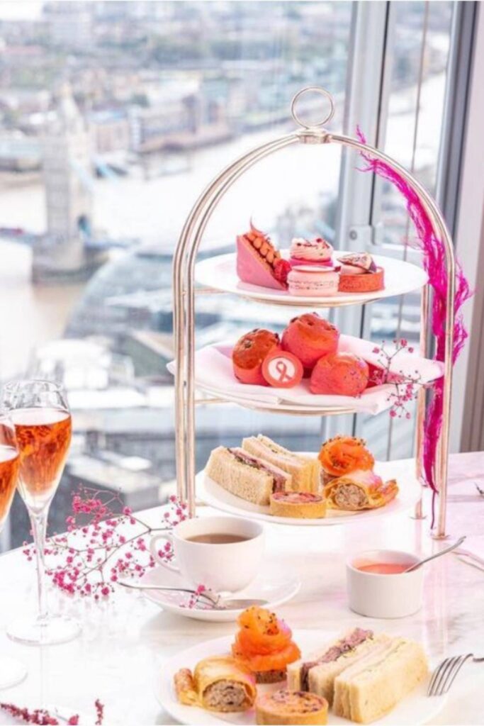 Experiencing Afternoon Tea With A View In London is an absolute must. London is renowned for its stunning skyline, with iconic landmarks such as The Shard, the London Eye, and St. Paul's Cathedral dominating the cityscape. What better way to enjoy the beauty of the city than by indulging in a quintessentially British tradition of afternoon tea with a view? #afternoontea #view #london #bestafternoontea #londonafternoontea