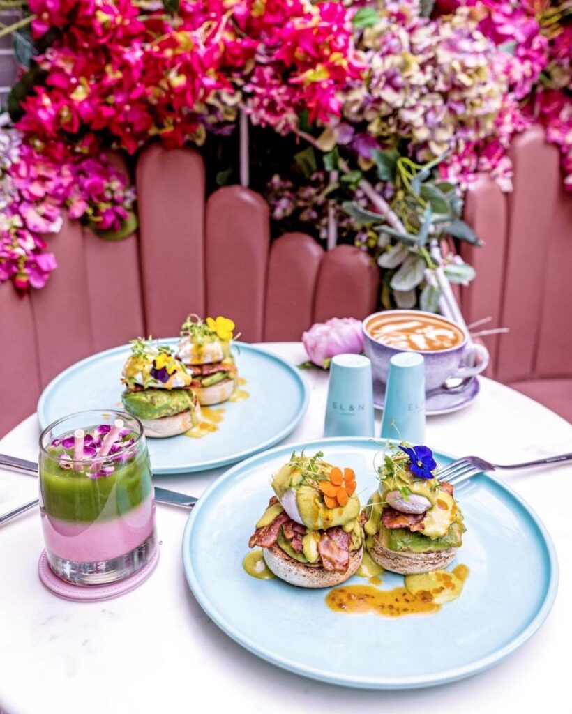 Guide to the most beautiful cafes in London. Perfectly Instagrammable, with amazing pastries, cakes and coffee in addition to cute floral displays. the prettiest cafes in London not just for your Instagram but also offer delicious food too. Instagrammable Cafes In London | Cool Cafes| In London | Famous Cafes in London | Cafe London | Elan Cafe London | Luxury Cafe London | Coffee With A View | Beautiful Coffee Shops London | Prettiest Cafes London | Cutes Cafes In London