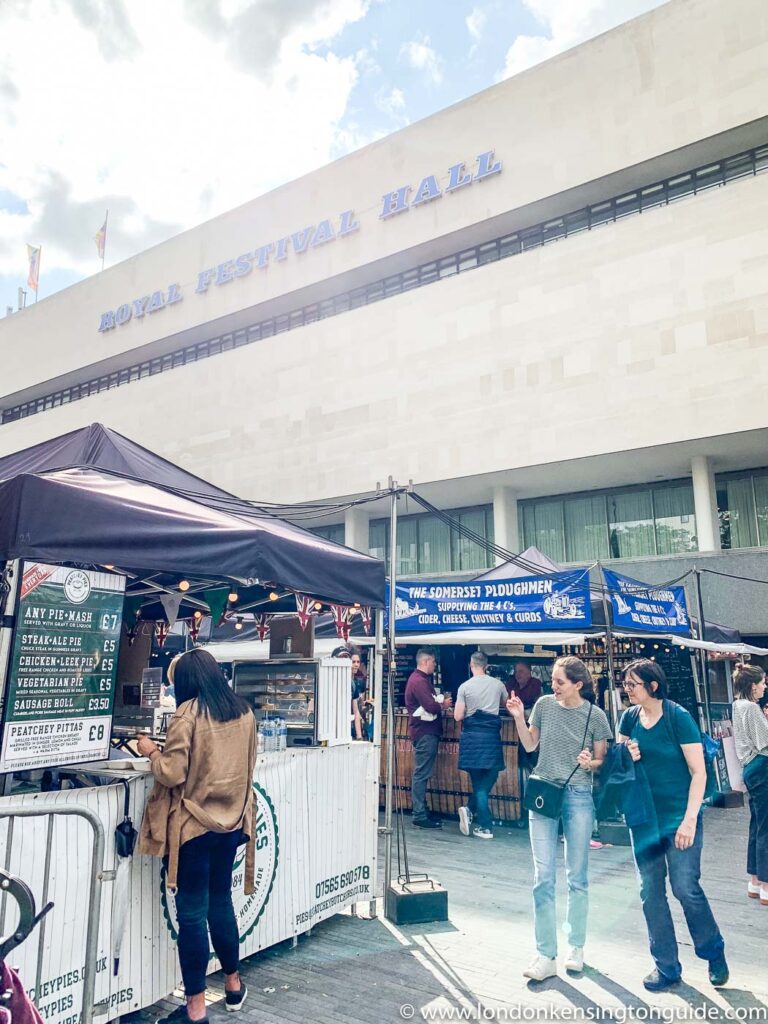 A local’s guide to visiting Southbank Centre Food Market. A foodie heaven right on the banks of the River Thames next to London Eye and why its a much visit. Festival Hall Food Market | Royal Festival Hall Food Market | Festival Hall Food Market | Southank Food Centre | Southbank Centre Street Food | Food | south bank centre food market | Southbank Centre Food Market
