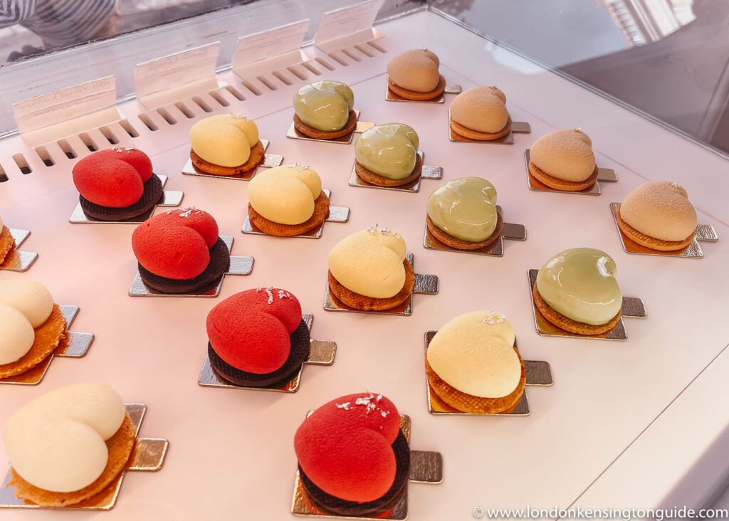 Guide to the best patisseries In London from delicious desserts in Japanese, Italian, British and French patisseries in London you need to visit.
