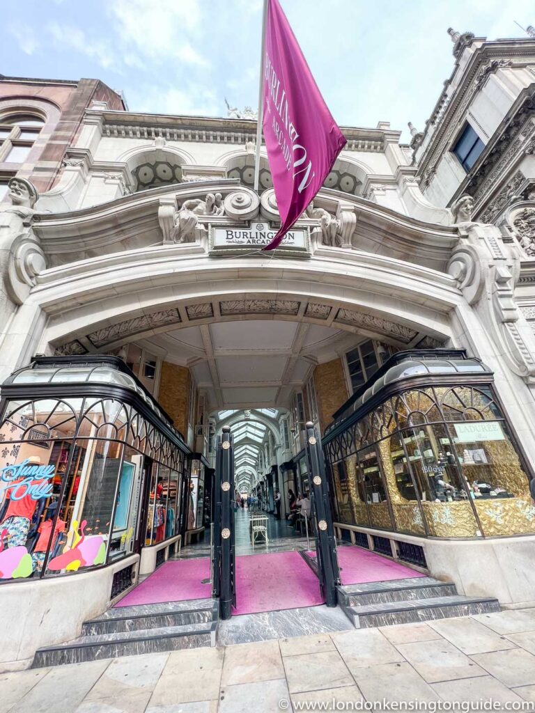 Guide to the 7 best shopping arcades in London. Many of which have an extensive history and beautiful Instagrammable interior and exterior. Plus why you need to visit them. Shopping arcades in London | Burlington Arcade London | Piccadilly Arcade London | Burlington Arcade London Shops | Best Arcades In London | Princes Arcade Piccadilly | Prices Arcade London | Shopping Arcades London | Big Arcades In London | 