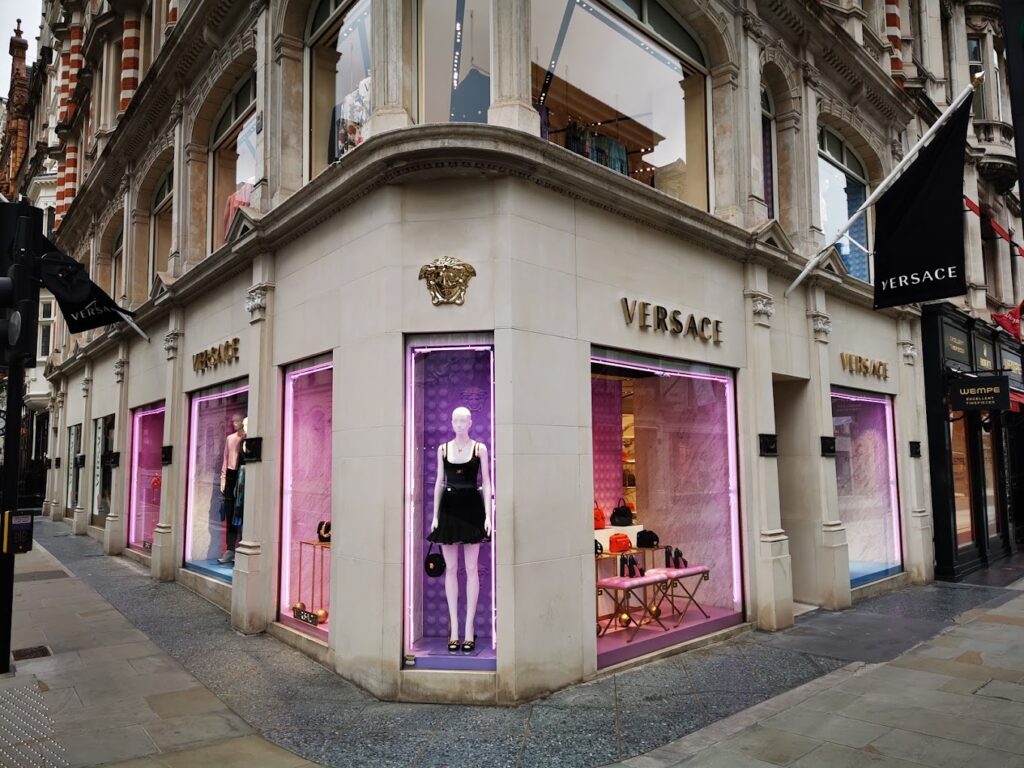 Versace Shops In London: Where Luxury Meets Italian Glamour - London ...