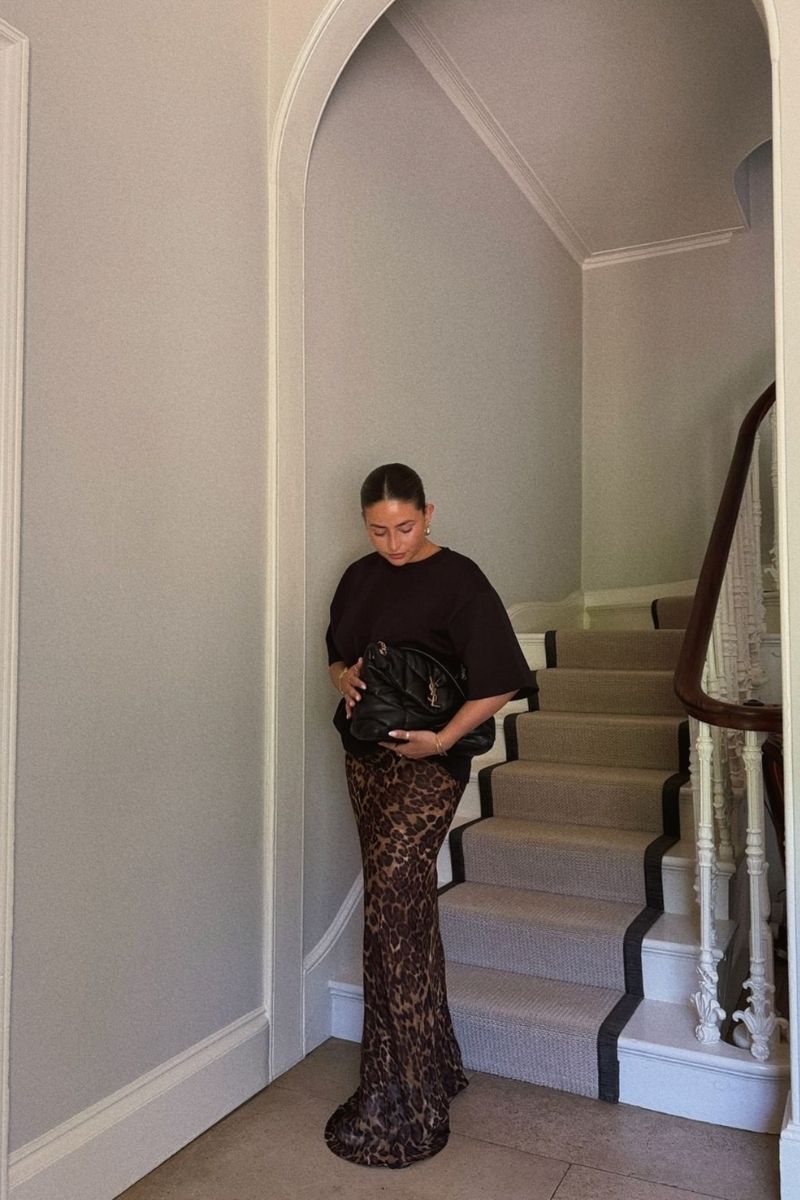 Leopard Skirt Set