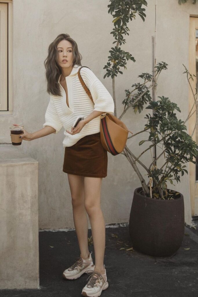 Women's Fashionable All-match Chunky-soled Sneakers OUTFIT FOR WOMEN