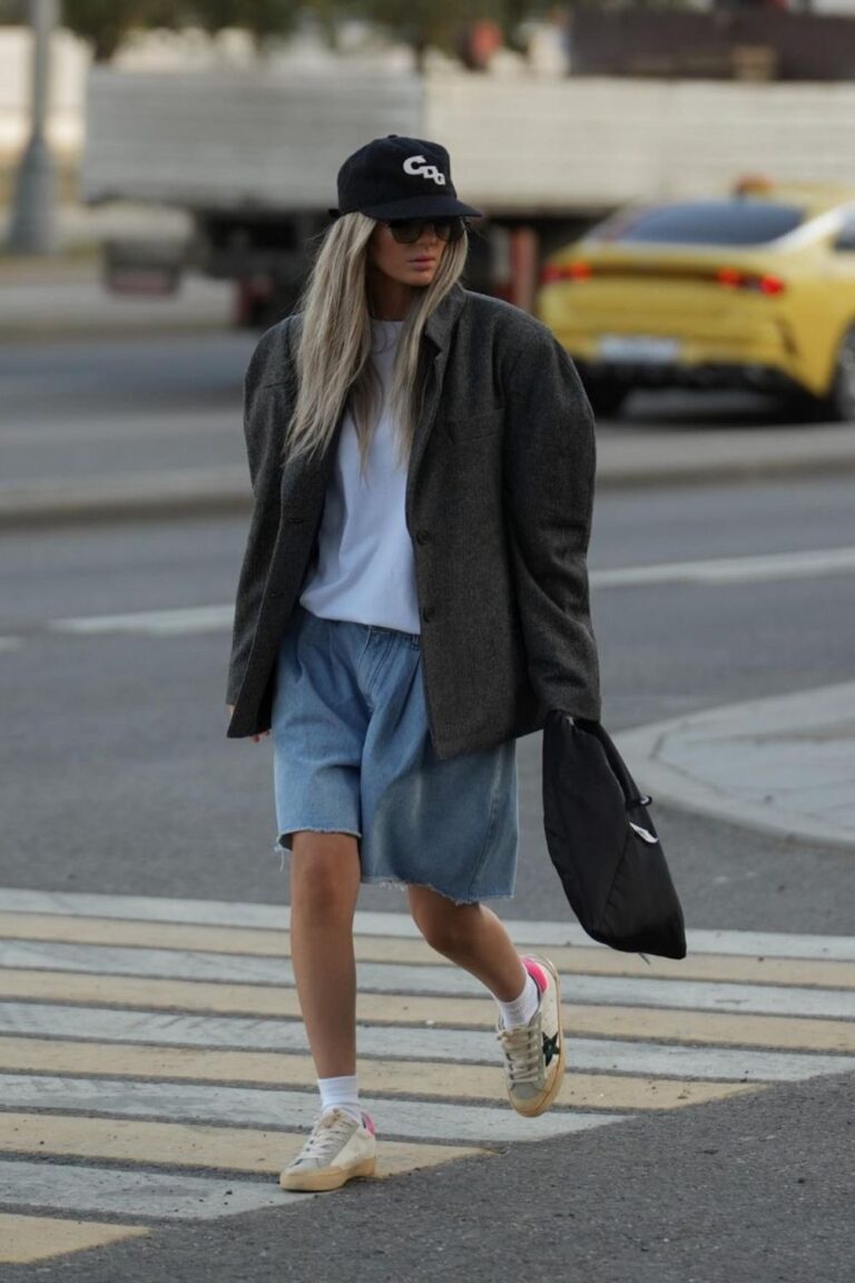 classy outfits with sneakers