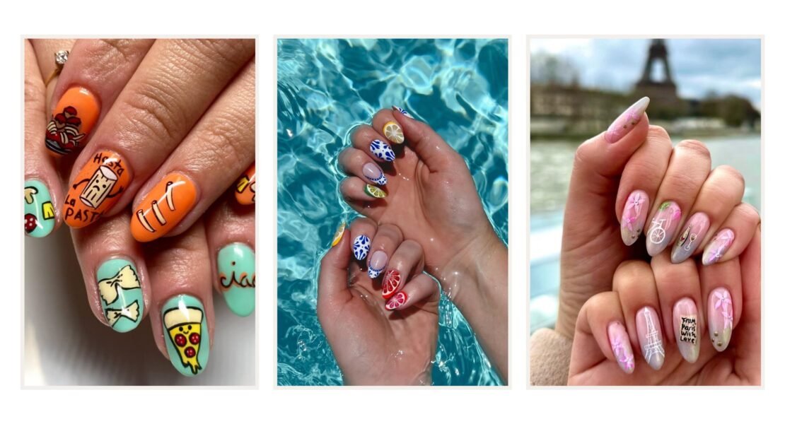 Get inspired with the best Europe summer nails for your next getaway! From Mediterranean tile designs to Parisian chic and Italian citrus accents, these stunning nail ideas will have you vacation-ready in style. 💅 #SummerNails Summer Europe Nails, Nails Europe Summer, Summer Nails For Europe, Europe Nails, Nails For Europe Trip, Europe Vacation Nails, Nails For Europe, Europe Trip Nails, Europe Inspired Nails, Nails For Europe Vacation, Nails For Traveling To Europe, Nails For Europe Trip Ideas