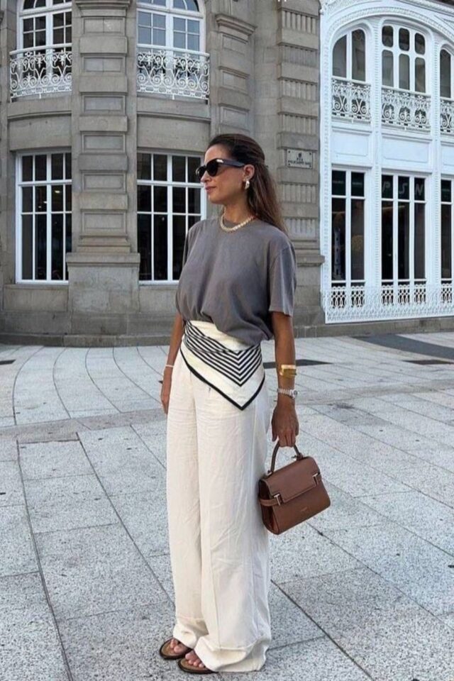 White Top and Pants main image 1