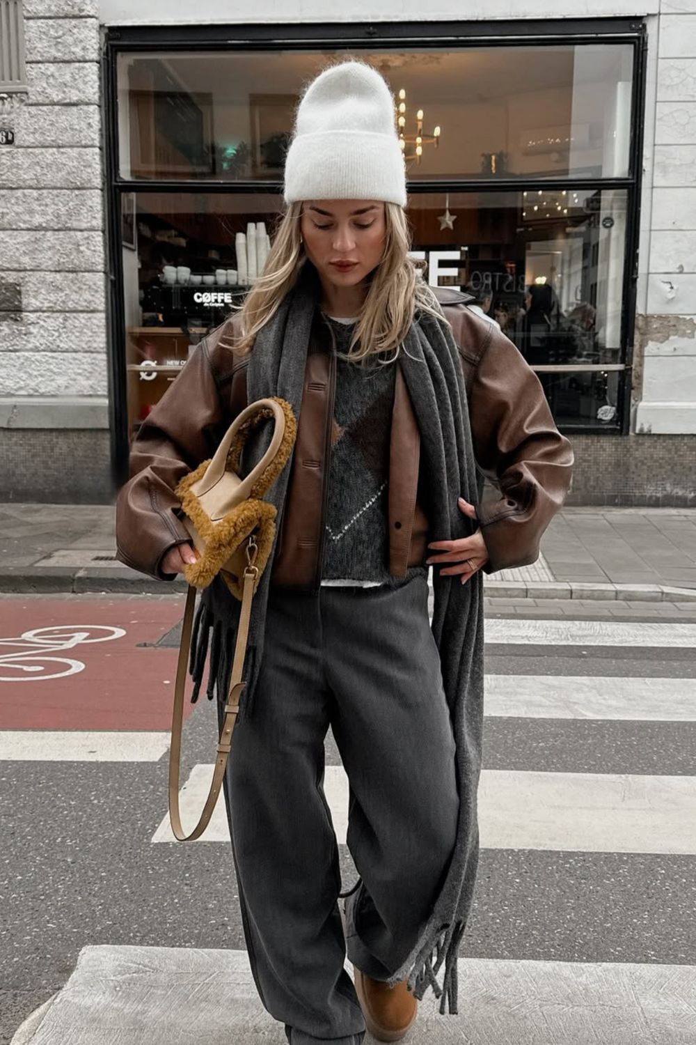 Discover 33 chic brown leather jacket outfit ideas, from cozy layered looks to sleek city styles. Perfect inspiration for effortless fall and winter fashion. Brown Leather Jacket Outfits Women, Light Brown Leather Jacket Outfit, Oversized Brown Leather Jacket Outfit, Brown Leather Jacket Outfit Aesthetic, Brown Leather Jacket Outfits, Dark Brown Leather Jacket, Dark Brown Leather Jacket Outfit, Winter, Outfits With Brown Leather Jacket, How To Style A Brown Leather Jacket Discover 33 chic brown leather jacket outfit ideas, from cozy layered looks to sleek city styles. Perfect inspiration for effortless fall and winter fashion. Brown Leather Jacket Outfits Women, Light Brown Leather Jacket Outfit, Oversized Brown Leather Jacket Outfit, Brown Leather Jacket Outfit Aesthetic, Brown Leather Jacket Outfits, Dark Brown Leather Jacket, Dark Brown Leather Jacket Outfit, Winter, Outfits With Brown Leather Jacket, How To Style A Brown Leather Jacket