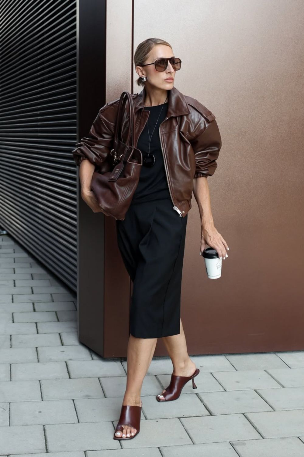 Discover 33 chic brown leather jacket outfit ideas, from cozy layered looks to sleek city styles. Perfect inspiration for effortless fall and winter fashion. Brown Leather Jacket Outfits Women, Light Brown Leather Jacket Outfit, Oversized Brown Leather Jacket Outfit, Brown Leather Jacket Outfit Aesthetic, Brown Leather Jacket Outfits, Dark Brown Leather Jacket, Dark Brown Leather Jacket Outfit, Winter, Outfits With Brown Leather Jacket, How To Style A Brown Leather Jacket Discover 33 chic brown leather jacket outfit ideas, from cozy layered looks to sleek city styles. Perfect inspiration for effortless fall and winter fashion. Brown Leather Jacket Outfits Women, Light Brown Leather Jacket Outfit, Oversized Brown Leather Jacket Outfit, Brown Leather Jacket Outfit Aesthetic, Brown Leather Jacket Outfits, Dark Brown Leather Jacket, Dark Brown Leather Jacket Outfit, Winter, Outfits With Brown Leather Jacket, How To Style A Brown Leather Jacket
