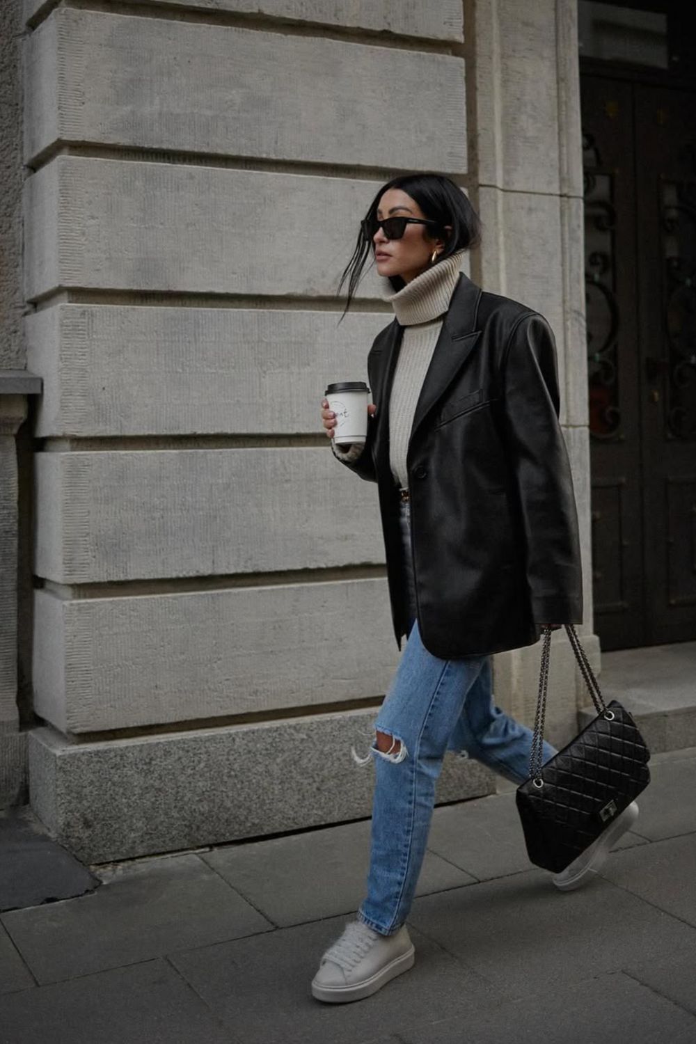 Discover 20+ chic black leather jacket outfit ideas — from casual street style to polished evening looks. Get inspired with styling tips, layering tricks, and accessories to nail the ultimate edgy yet timeless wardrobe staple.Black Leather Jacket Outfit Women, Black Leather Jacket Outfit Winter, Leather Jacket Outfit Black Women, Black Leather Jacket Outfit Casual, Long Black Leather Jacket Outfit, Black Leather Jacket Outfit Aesthetic, Women Classy, Oversized Black Leather Jacket Outfit
