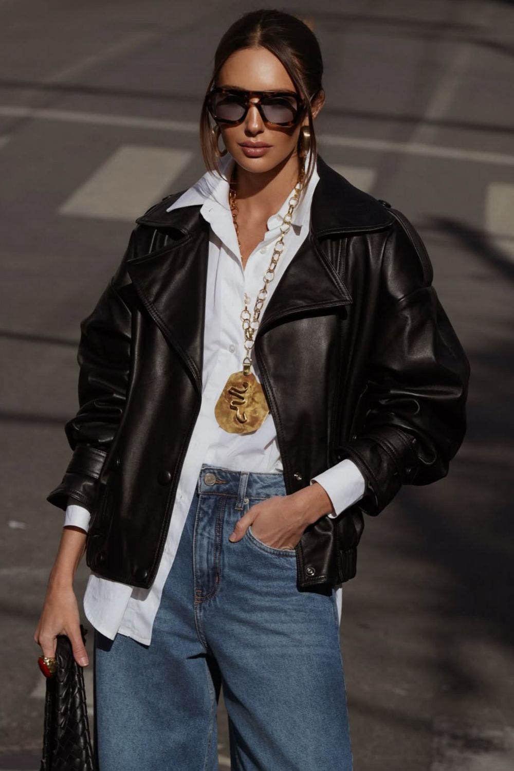 Discover 20+ chic black leather jacket outfit ideas — from casual street style to polished evening looks. Get inspired with styling tips, layering tricks, and accessories to nail the ultimate edgy yet timeless wardrobe staple.Black Leather Jacket Outfit Women, Black Leather Jacket Outfit Winter, Leather Jacket Outfit Black Women, Black Leather Jacket Outfit Casual, Long Black Leather Jacket Outfit, Black Leather Jacket Outfit Aesthetic, Women Classy, Oversized Black Leather Jacket Outfit