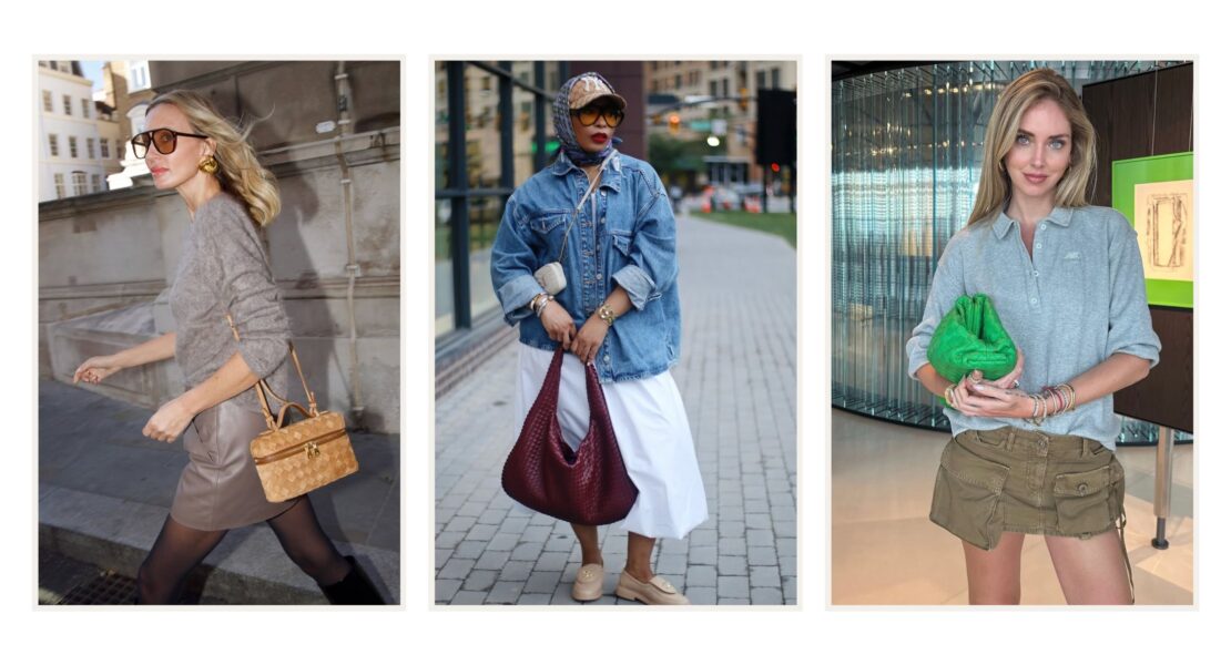 Discover chic Bottega Veneta bag outfit ideas—from casual denim looks to polished evening styles. Get inspired with versatile ways to style woven totes, clutches, and shoulder bags for every occasion. Bottega Veneta Outfit, Bottega Veneta Jodie Bag Outfit, Bottega Veneta Sneakers Outfit, Bottega Veneta Boots Outfit, Bottega Veneta Orbit Sneakers Outfit, Bottega Veneta Andiamo Outfit, Bottega Veneta Hobo Bag Outfit, Bottega Veneta Mini Pouch Outfit, Bottega Veneta Clutch Outfit