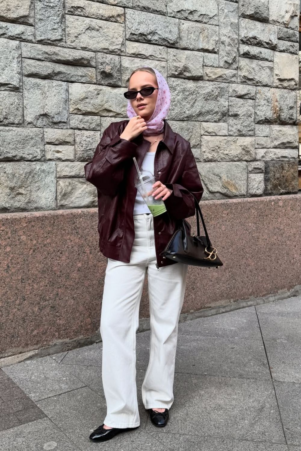 Discover chic burgundy leather jacket outfit ideas for every occasion. From casual denim looks to bold monochrome sets and elegant evening styles, get inspired to style this timeless statement piece. Leather Jacket Burgundy, How To Style Burgundy Leather Jacket, Ysl Burgundy Leather Jacket, Saint Laurent Burgundy Leather Jacket, Burgundy Suede Leather Jacket