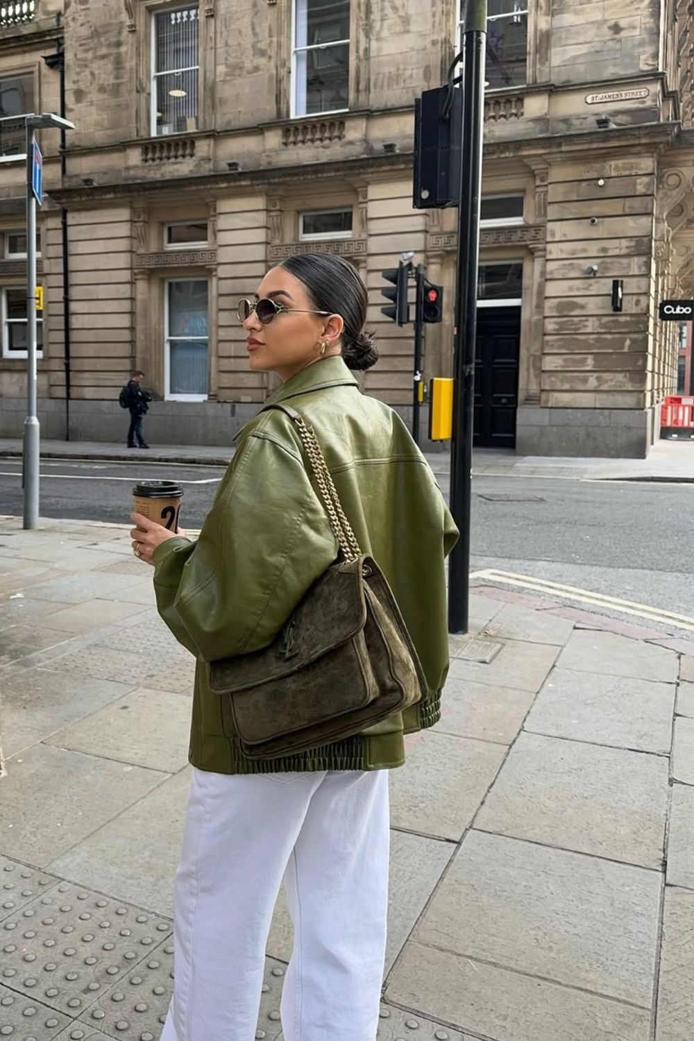Discover 20+ chic green bag outfit ideas that prove this bold accessory works for every season. From casual street style to evening glam, get inspired to style your green bag with confidence. Green Tote Bag, Olive Green Bag Outfit, Green Bag Aesthetic, Dark Green Bag Outfit, Green Tote Bag Outfit, Green Shoulder Bag Outfit, Green Longchamp Bag Outfit, Lime Green Bag Outfit, Green Chanel Bag, Green Crossbody Bag Outfit, Mint Green Bag Outfit, Sage Green Bag Outfit, Green Sling Bag Outfit Discover 20+ chic green bag outfit ideas that prove this bold accessory works for every season. From casual street style to evening glam, get inspired to style your green bag with confidence. Green Tote Bag, Olive Green Bag Outfit, Green Bag Aesthetic, Dark Green Bag Outfit, Green Tote Bag Outfit, Green Shoulder Bag Outfit, Green Longchamp Bag Outfit, Lime Green Bag Outfit, Green Chanel Bag, Green Crossbody Bag Outfit, Mint Green Bag Outfit, Sage Green Bag Outfit, Green Sling Bag Outfit