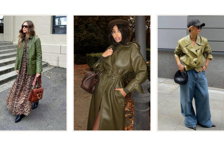 Discover chic green leather jacket outfit ideas, from casual street style to polished evening looks. Get inspired by trendy ways to style green leather for every season. Olive Green Leather Jacket Outfit, Dark Green Leather Jacket Outfit, Rachel Green Leather Jacket, Leather Green Jacket Outfit, Light Green Leather Jacket Outfit, Army Green Leather Jacket Outfit, How To Style Green Leather Jacket, Green Faux Leather Jacket, Sage Green, Vintage Green, Emerald Green, Khaki Green, Moss Green