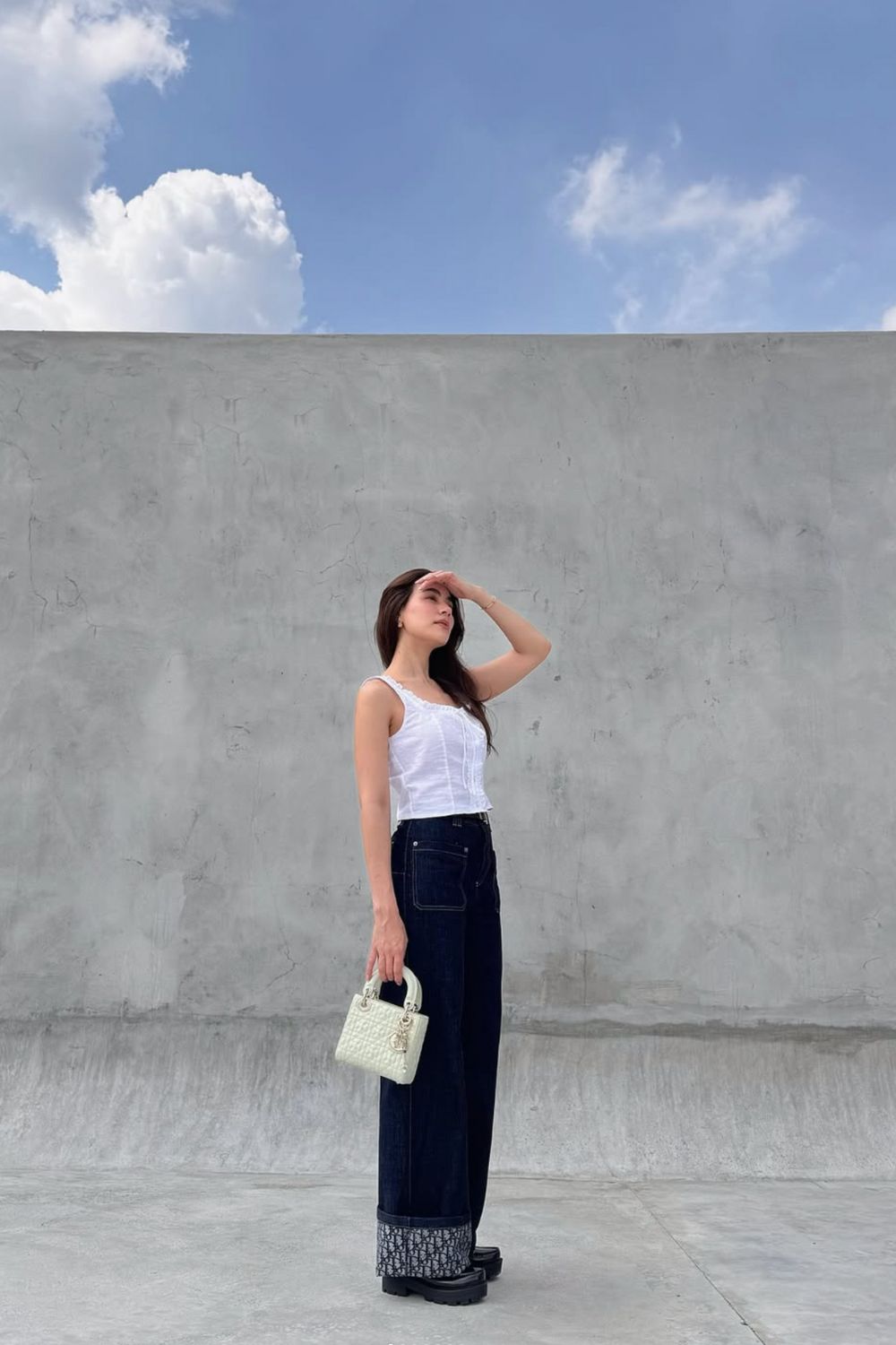 Discover 30+ chic Lady Dior bag outfit ideas - from casual denim looks to glamorous evening styles. Get inspired by timeless ways to style the iconic Lady Dior for every occasion. Lady Dior Outfit, Lady Dior Mini Outfit, Lady Dior Bag Outfit Casual, Small Lady Dior Bag Outfit, Medium Lady Dior Bag Outfit, Dior Lady Dior Bag Outfit, Lady Dior Small Outfit, Micro Lady Dior Bag Outfit, Red Lady Dior Bag, Lady Dior Medium Outfit, Black Lady Dior Bag, Lady Dior Outfit Casual, White Lady Dior Bag