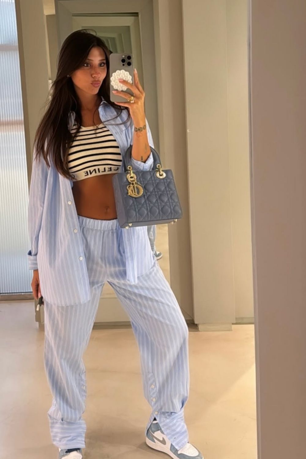 Discover 30+ chic Lady Dior bag outfit ideas - from casual denim looks to glamorous evening styles. Get inspired by timeless ways to style the iconic Lady Dior for every occasion. Lady Dior Outfit, Lady Dior Mini Outfit, Lady Dior Bag Outfit Casual, Small Lady Dior Bag Outfit, Medium Lady Dior Bag Outfit, Dior Lady Dior Bag Outfit, Lady Dior Small Outfit, Micro Lady Dior Bag Outfit, Red Lady Dior Bag, Lady Dior Medium Outfit, Black Lady Dior Bag, Lady Dior Outfit Casual, White Lady Dior Bag