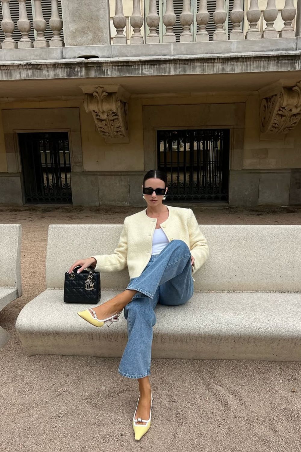 Discover 30+ chic Lady Dior bag outfit ideas - from casual denim looks to glamorous evening styles. Get inspired by timeless ways to style the iconic Lady Dior for every occasion. Lady Dior Outfit, Lady Dior Mini Outfit, Lady Dior Bag Outfit Casual, Small Lady Dior Bag Outfit, Medium Lady Dior Bag Outfit, Dior Lady Dior Bag Outfit, Lady Dior Small Outfit, Micro Lady Dior Bag Outfit, Red Lady Dior Bag, Lady Dior Medium Outfit, Black Lady Dior Bag, Lady Dior Outfit Casual, White Lady Dior Bag