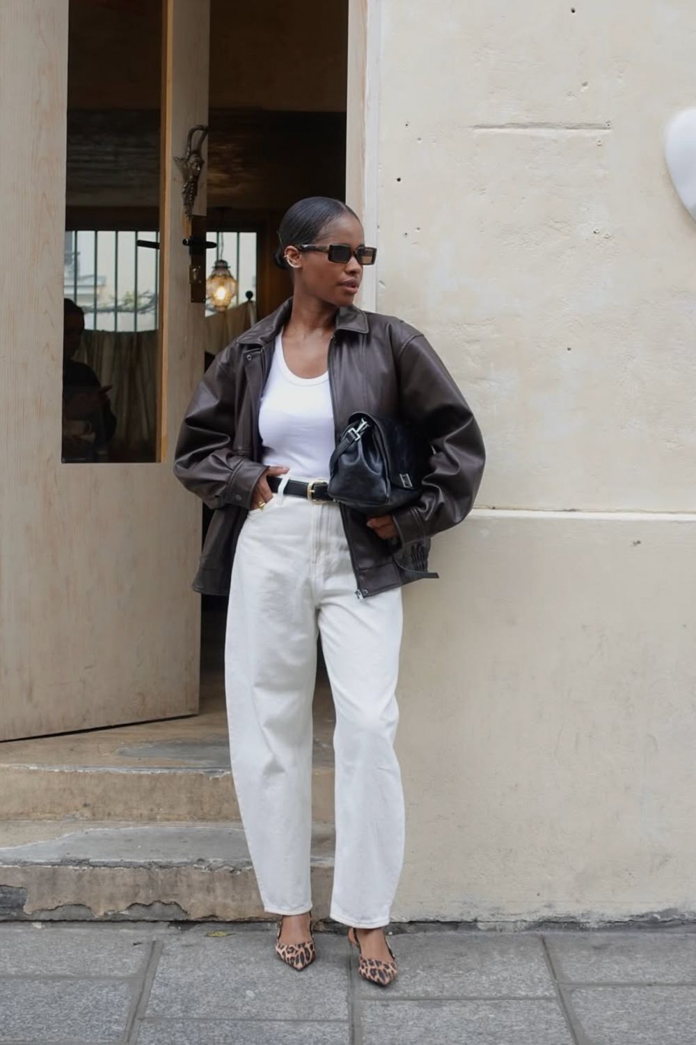 Discover 30+ chic leather jacket outfit ideas to style this season. From classic black and brown to bold colors and vintage suede, these looks will inspire effortless street style, casual chic, and polished layering. Perfect for everyday wear or statement fashion moments. Red Leather Jacket Outfit, Black Leather Jacket Outfit, Long Leather Jacket Outfit, Burgundy Leather Jacket, Cropped Leather Jacket Outfit, White Leather Jacket Outfit, Green Leather Jacket, Winter, Outfit With Leather Jacket