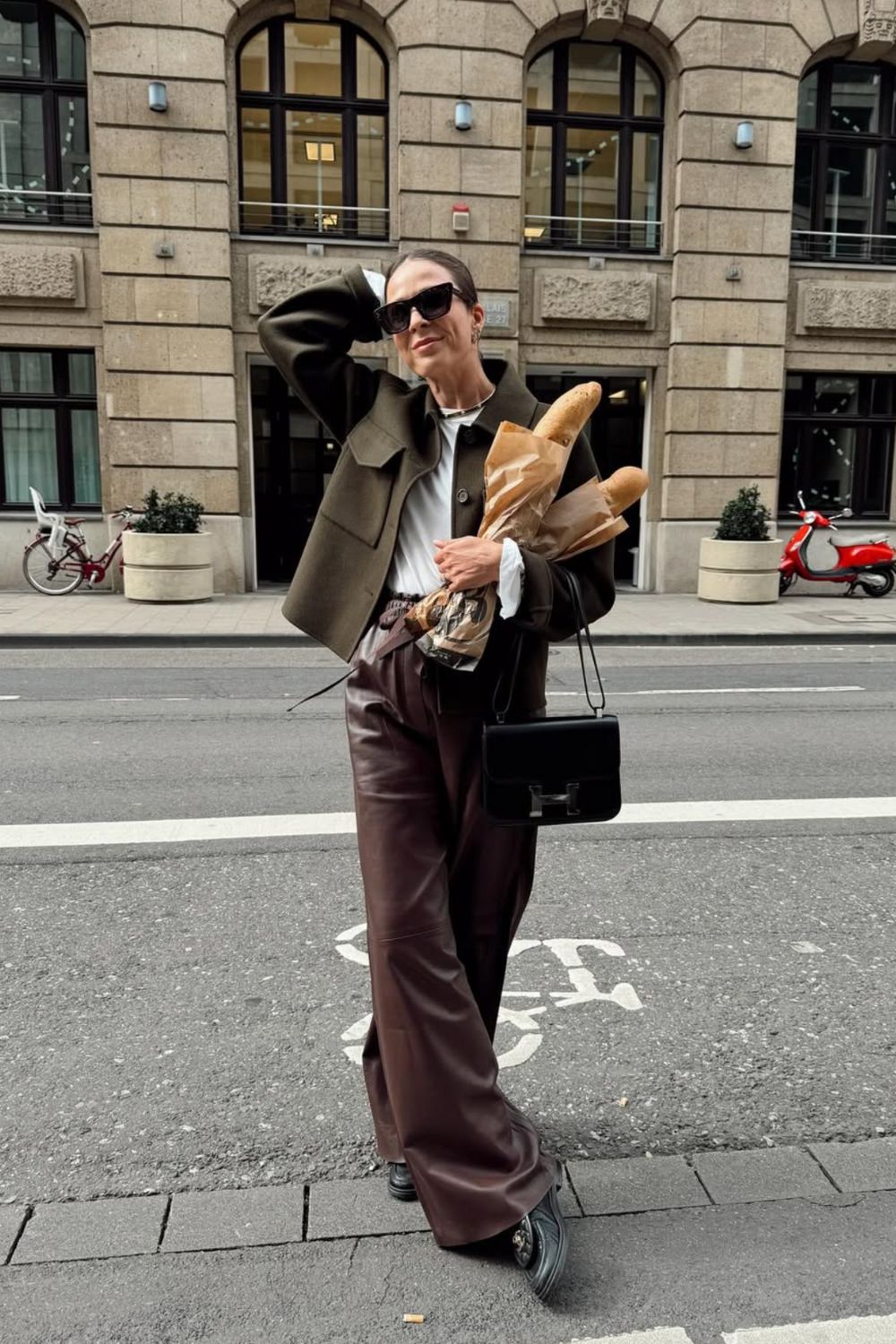 Discover chic leather pants outfit ideas you can wear from day to night. From casual street style with sneakers to glam faux fur looks, these leather pants outfits prove just how versatile and stylish this wardrobe staple can be. Brown Leather Pants Outfit, Going Out, Black Women, Faux, Black Leather Pants Outfit, Red Leather Pants Outfit, Outfits With Leather Pants, Wide Leg Leather Pants Outfit, How To Style Leather Pants, Casual, Leather Cargo Pants, Green Leather Pants, Styling Leather Pants Discover chic leather pants outfit ideas you can wear from day to night. From casual street style with sneakers to glam faux fur looks, these leather pants outfits prove just how versatile and stylish this wardrobe staple can be. Brown Leather Pants Outfit, Going Out, Black Women, Faux, Black Leather Pants Outfit, Red Leather Pants Outfit, Outfits With Leather Pants, Wide Leg Leather Pants Outfit, How To Style Leather Pants, Casual, Leather Cargo Pants, Green Leather Pants, Styling Leather Pants