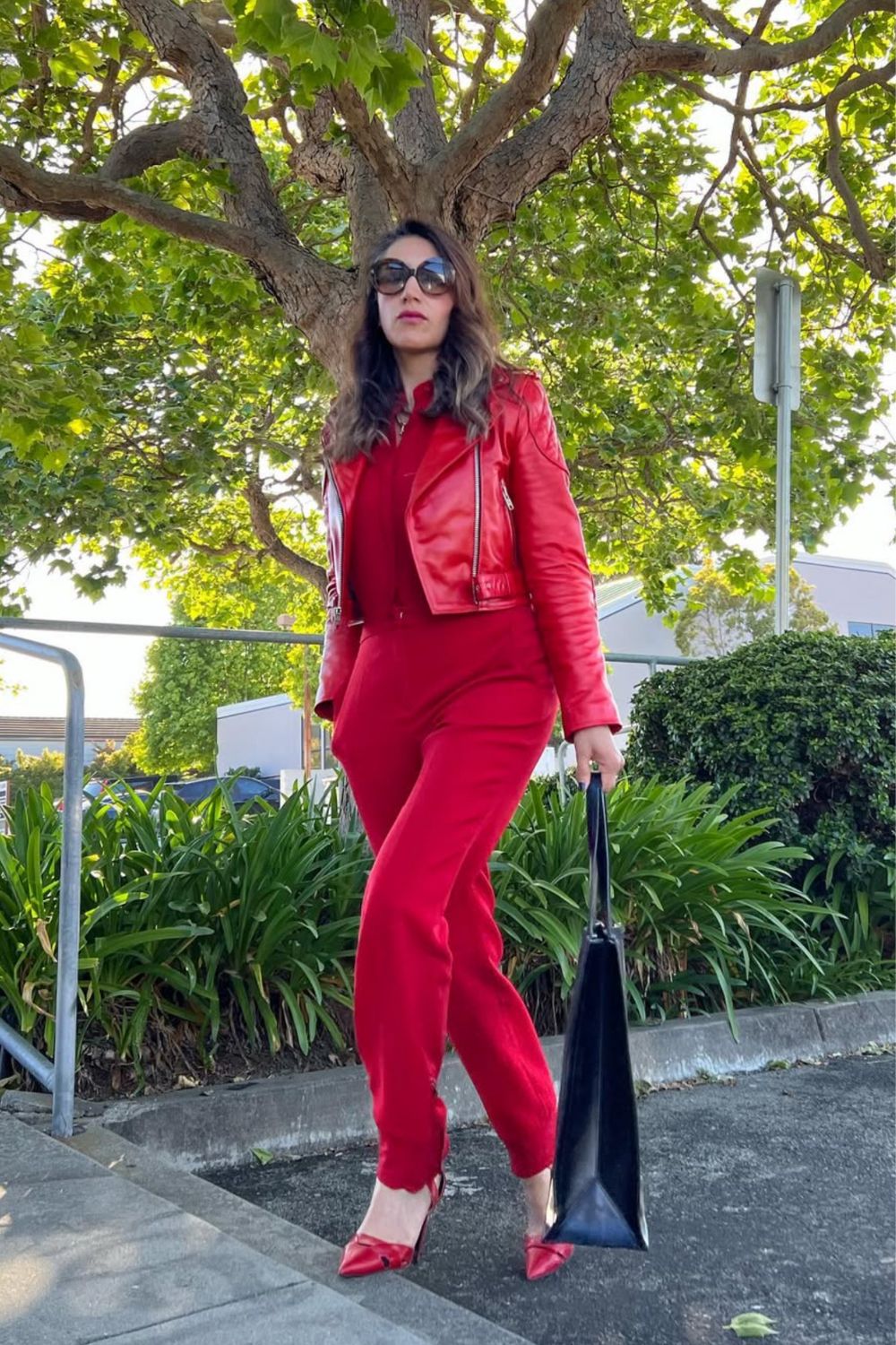 Discover 32 stylish red leather jacket outfit ideas that prove this bold piece is more versatile than you think. From chic monochrome looks to casual denim pairings and dressy night-out styles, these outfits will inspire you to wear your red leather jacket with confidence. Red Leather Jacket Outfit Aesthetic, Dark Red Leather Jacket Outfit, Cherry Red, Long Red Leather, Winter, Outfit With Red Leather Jacket, Red Dress Leather Jacket, Vintage Red Leather Jacket, Cropped Red Leather Jacket Outfit