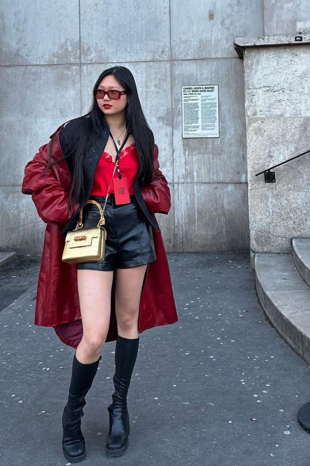 Discover 32 stylish red leather jacket outfit ideas that prove this bold piece is more versatile than you think. From chic monochrome looks to casual denim pairings and dressy night-out styles, these outfits will inspire you to wear your red leather jacket with confidence. Red Leather Jacket Outfit Aesthetic, Dark Red Leather Jacket Outfit, Cherry Red, Long Red Leather, Winter, Outfit With Red Leather Jacket, Red Dress Leather Jacket, Vintage Red Leather Jacket, Cropped Red Leather Jacket Outfit