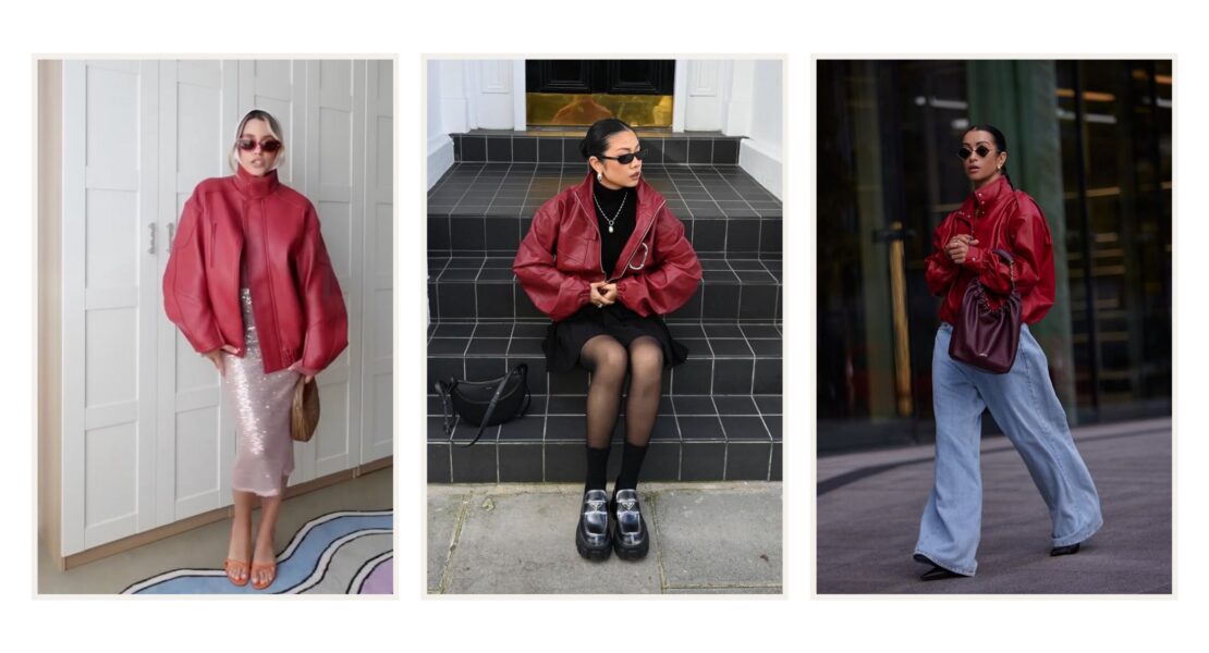 Discover 32 stylish red leather jacket outfit ideas that prove this bold piece is more versatile than you think. From chic monochrome looks to casual denim pairings and dressy night-out styles, these outfits will inspire you to wear your red leather jacket with confidence. Red Leather Jacket Outfit Aesthetic, Dark Red Leather Jacket Outfit, Cherry Red, Long Red Leather, Winter, Outfit With Red Leather Jacket, Red Dress Leather Jacket, Vintage Red Leather Jacket, Cropped Red Leather Jacket Outfit
