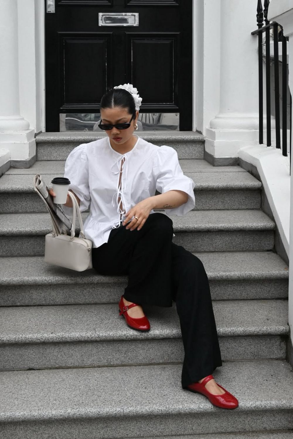 Discover 27 chic outfit ideas with red Mary Jane shoes—from casual denim looks to playful prints and polished city styles. Perfect for adding a bold pop to any outfit. Red Mary Jane Shoes Outfit, Red Mary Jane Outfit, Red Mary Jane Flats Outfit, Red Mary Jane Heels Outfit, Red Mary Jane Flats Outfi, Dark Red Mary Jane Shoes, Mary Jane Flats Outfit, Mary Jane Shoes Outfit Jeans, How To Style Mary Jane Shoes, Mary Jane Shoes Outfit Dress, Mary Jane Outfit Ideas Discover 27 chic outfit ideas with red Mary Jane shoes—from casual denim looks to playful prints and polished city styles. Perfect for adding a bold pop to any outfit. Red Mary Jane Shoes Outfit, Red Mary Jane Outfit, Red Mary Jane Flats Outfit, Red Mary Jane Heels Outfit, Red Mary Jane Flats Outfi, Dark Red Mary Jane Shoes, Mary Jane Flats Outfit, Mary Jane Shoes Outfit Jeans, How To Style Mary Jane Shoes, Mary Jane Shoes Outfit Dress, Mary Jane Outfit Ideas