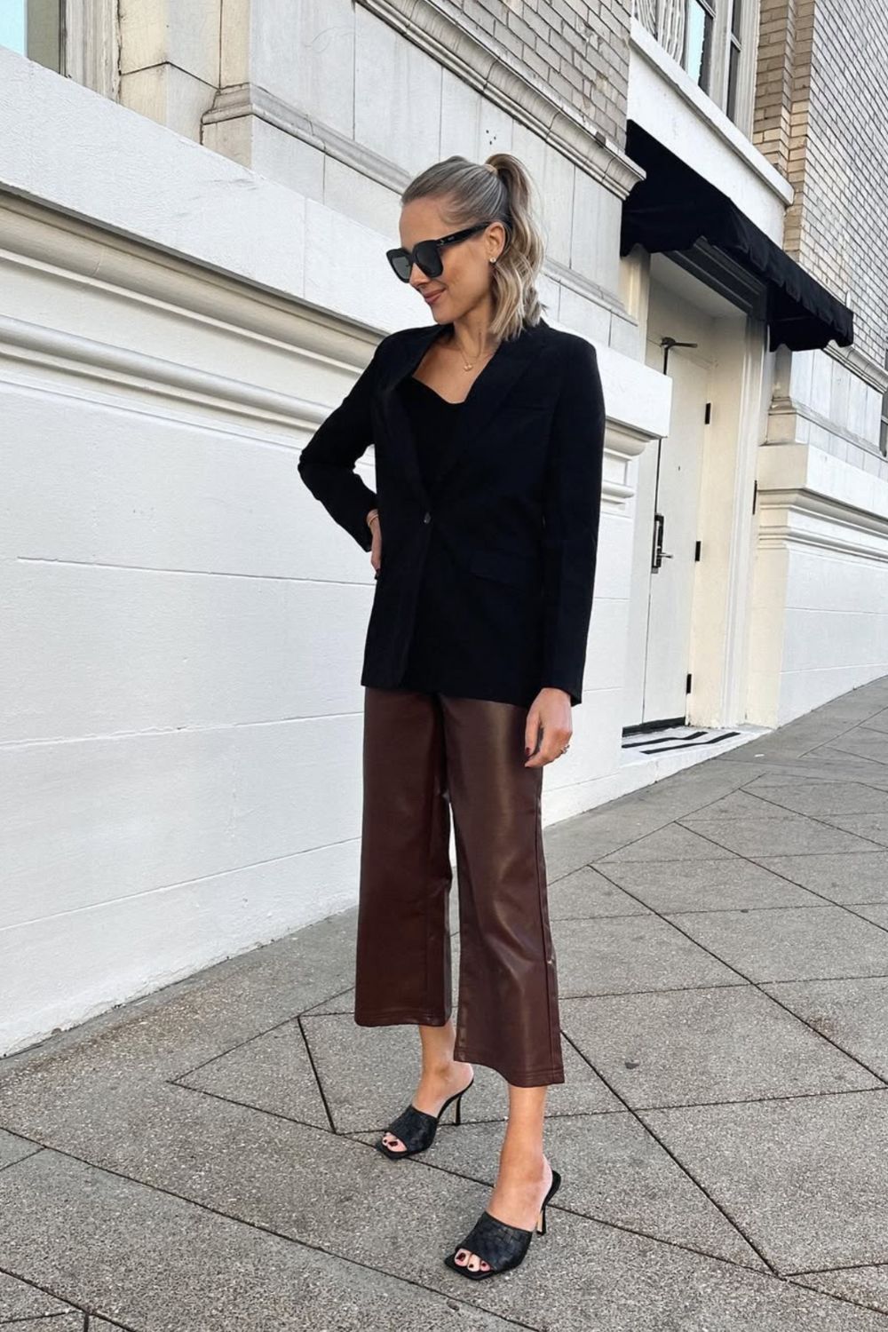 Discover chic brown leather pants outfit ideas for every occasion — from casual daytime looks to elevated evening styles. Learn how to style brown leather pants with blazers, knits, and statement coats for an effortlessly polished, fashion-forward vibe this season. Brown Leather Pants Outfit, Night, Leather Brown Pants Outfit, Brown Leather Pants Outfit Casual, Brown Leather Pants Outfit Winter, Brown Faux, Dark Brown, Light Brown, Work, Brown Leather Pants Outfit Fall Discover chic brown leather pants outfit ideas for every occasion — from casual daytime looks to elevated evening styles. Learn how to style brown leather pants with blazers, knits, and statement coats for an effortlessly polished, fashion-forward vibe this season. Brown Leather Pants Outfit, Night, Leather Brown Pants Outfit, Brown Leather Pants Outfit Casual, Brown Leather Pants Outfit Winter, Brown Faux, Dark Brown, Light Brown, Work, Brown Leather Pants Outfit Fall
