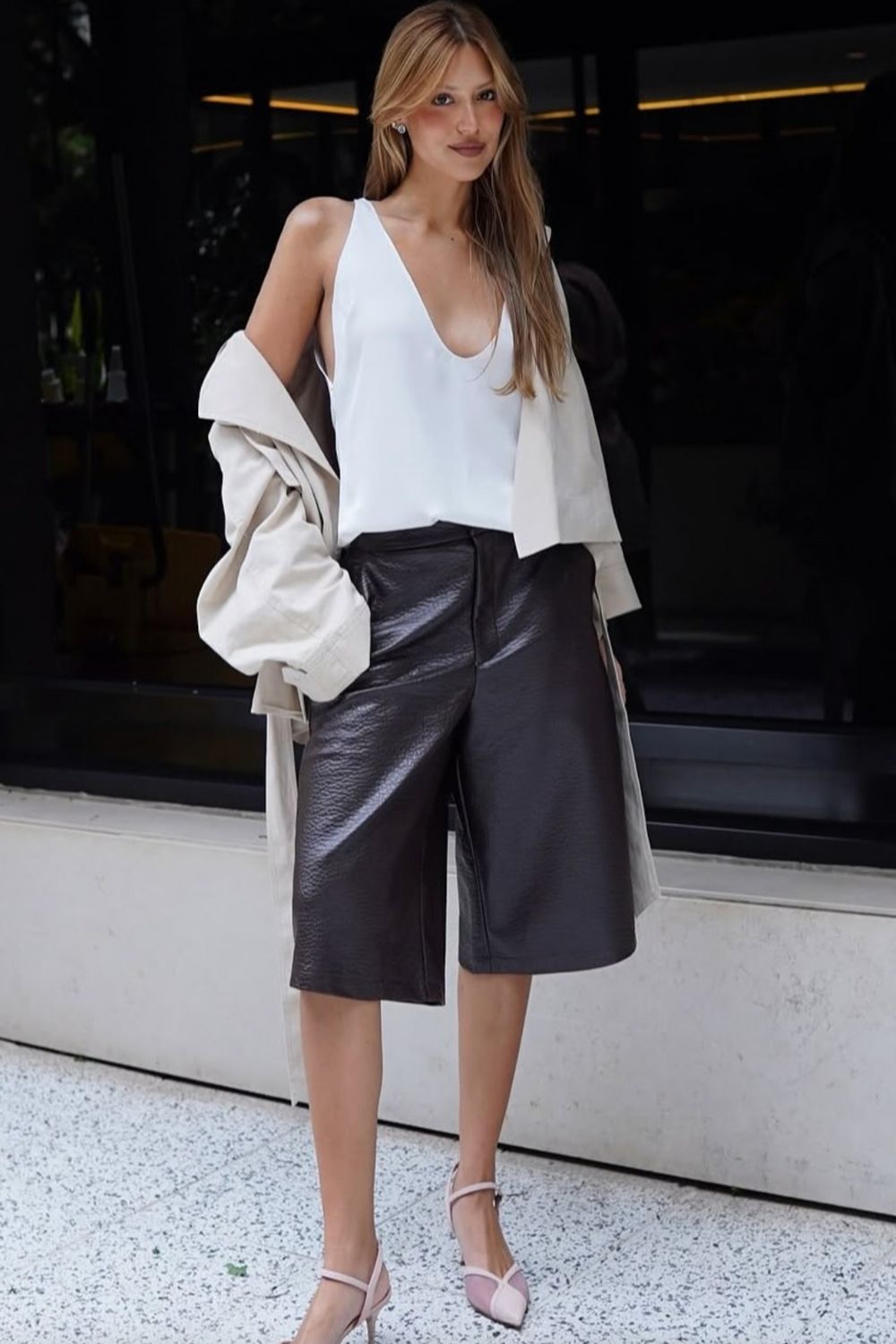 Discover 20 chic leather shorts outfit ideas for every season — from casual daytime looks to elevated evening styles. Learn how to style leather shorts with blazers, knits, boots, and heels for effortlessly cool, fashion-forward outfits you'll want to recreate. Leather Shorts Outfit, Black Leather Shorts Outfit, Leather Shorts Outfit Black Women, Leather Shorts Outfit Going Out, Black Leather Shorts, Brown Leather Shorts Outfit, Black Leather Shorts Outfit Night, Faux Leather Shorts Outfit, Leather Shorts Outfit Winter, Leather Shorts And Tights Outfit, Leather Shorts And Boots Outfit, Leather Shorts Outfit Baddie, Outfits With Leather Shorts, Leather Mini Shorts Outfit, How To Style Leather Shorts Discover 20 chic leather shorts outfit ideas for every season — from casual daytime looks to elevated evening styles. Learn how to style leather shorts with blazers, knits, boots, and heels for effortlessly cool, fashion-forward outfits you'll want to recreate. Leather Shorts Outfit, Black Leather Shorts Outfit, Leather Shorts Outfit Black Women, Leather Shorts Outfit Going Out, Black Leather Shorts, Brown Leather Shorts Outfit, Black Leather Shorts Outfit Night, Faux Leather Shorts Outfit, Leather Shorts Outfit Winter, Leather Shorts And Tights Outfit, Leather Shorts And Boots Outfit, Leather Shorts Outfit Baddie, Outfits With Leather Shorts, Leather Mini Shorts Outfit, How To Style Leather Shorts