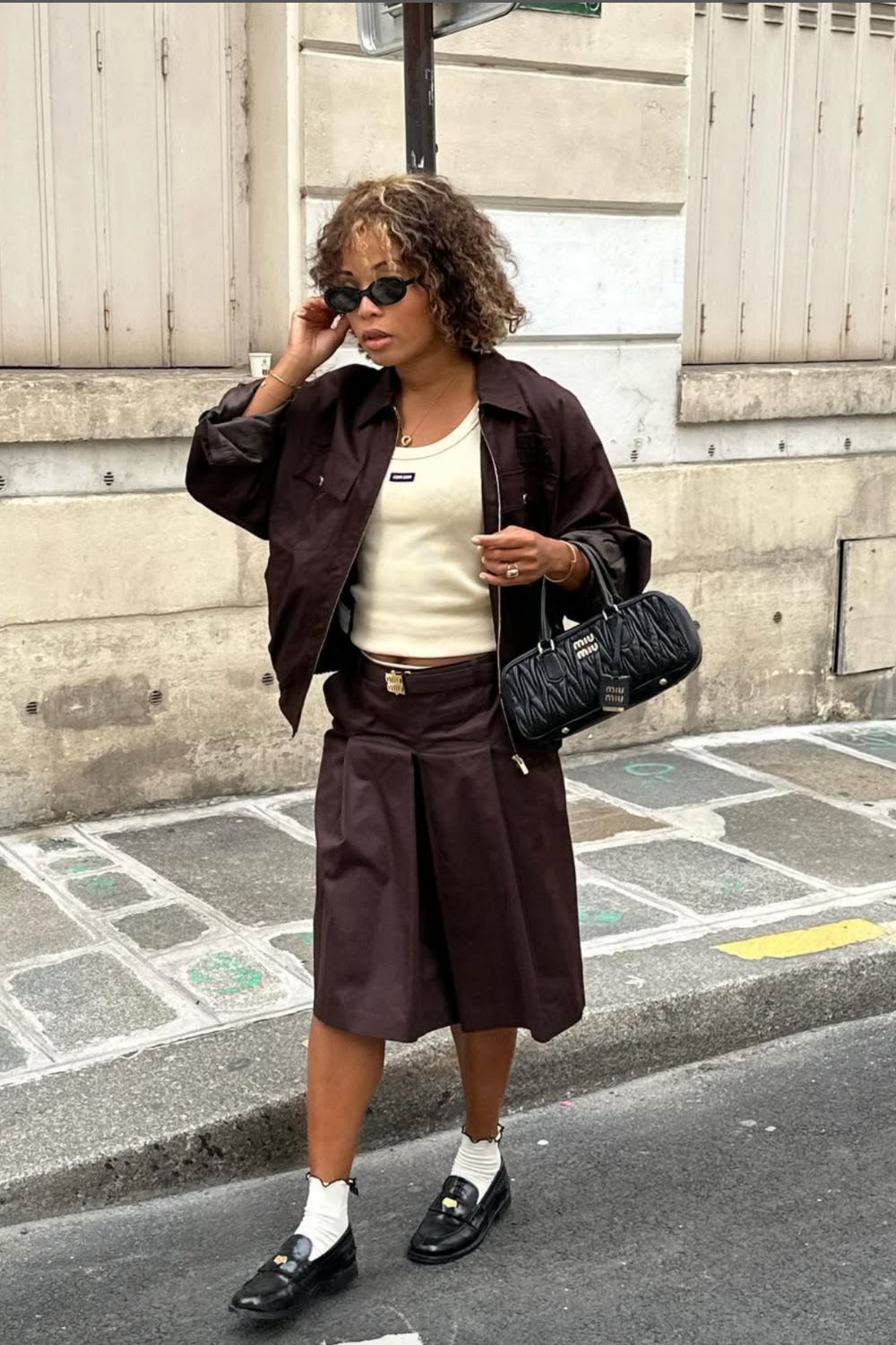 Discover chic Miu Miu outfit ideas that capture the brand’s playful yet polished aesthetic. From sporty sets to feminine skirts and tailored jackets, these looks blend vintage charm with modern sophistication — perfect for fashion lovers seeking effortless cool-girl inspiration. Miu Miu Outfit, Miu Miu Boots Outfit, Miu Miu Sunglasses Outfit, Miu Miu Shoes Outfit, Miu Miu Inspired Outfit, Miu Miu Outfit Aesthetic, Miu Miu Outfit Fashion Styles, Miu Miu Heels Outfit, Miu Miu Skirt Outfit, Miu Miu Loafers Outfit, Miu Miu Flats Outfit, Miu Miu Shirt Outfit, Miu Miu Style Outfit, Miu Miu Boots Outfit Winter, Miu Miu Outfit Ideas, Miu Miu Ballerina Outfit, Miu Miu Mini Skirt Outfit, Miu Miu Casual Outfit