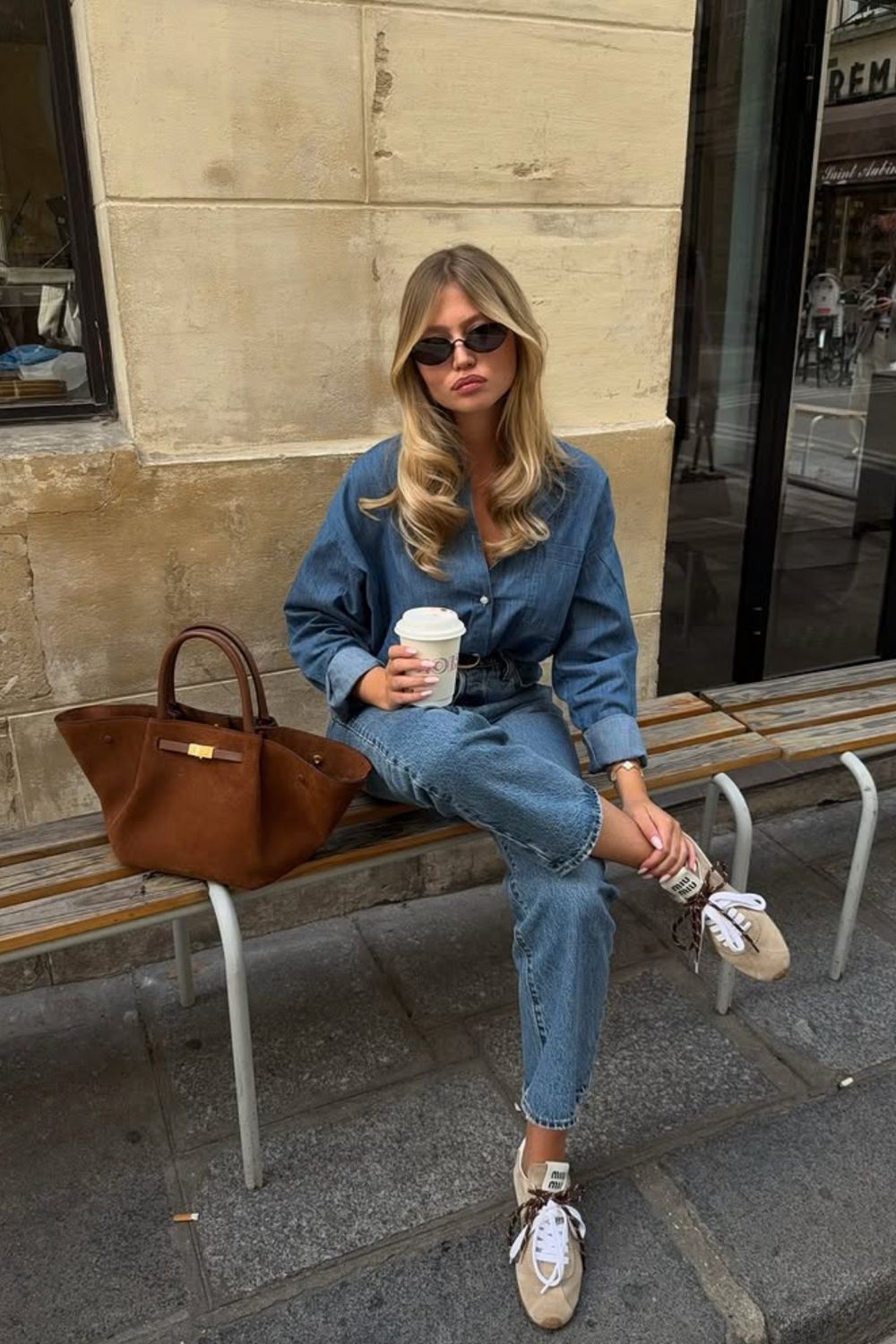 Discover 20 chic Miu Miu sneakers outfit ideas that blend sporty elegance with high-fashion style. From denim-on-denim looks to feminine dresses and tailored layers, these outfits show how to style Miu Miu sneakers for any occasion in effortlessly polished ways. Discover 20 chic Miu Miu sneakers outfit ideas that blend sporty elegance with high-fashion style. From denim-on-denim looks to feminine dresses and tailored layers, these outfits show how to style Miu Miu sneakers for any occasion in effortlessly polished ways.