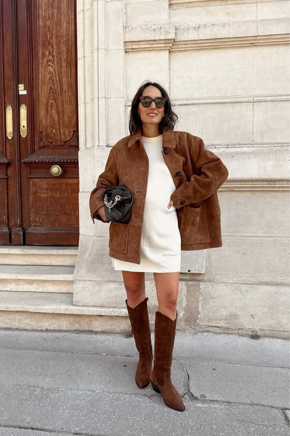 Discover 30+ chic brown boots outfit ideas with cozy knits, tailored layers, dresses, skirts, and street-style looks. Get inspired to style your brown boots for fall and winter with effortless, elevated outfit combinations. Perfect for Pinterest!Brown Cowboy Boots Outfit, Brown Knee High Boots Outfit, Brown Ankle Boots Outfit, Brown Boots Outfit Fall, Brown Suede Boots Outfit, Tall Brown Boots Outfit, Brown Chelsea Boots Outfit, Brown Boots Outfit Winter, Brown Cowgirl Boots Outfit, Brown Boots Outfit Ankle, Dark Brown Boots Outfit,Brown Leather Boots Outfit, Brown Fur Boots Outfit, Brown Tall Boots Outfit