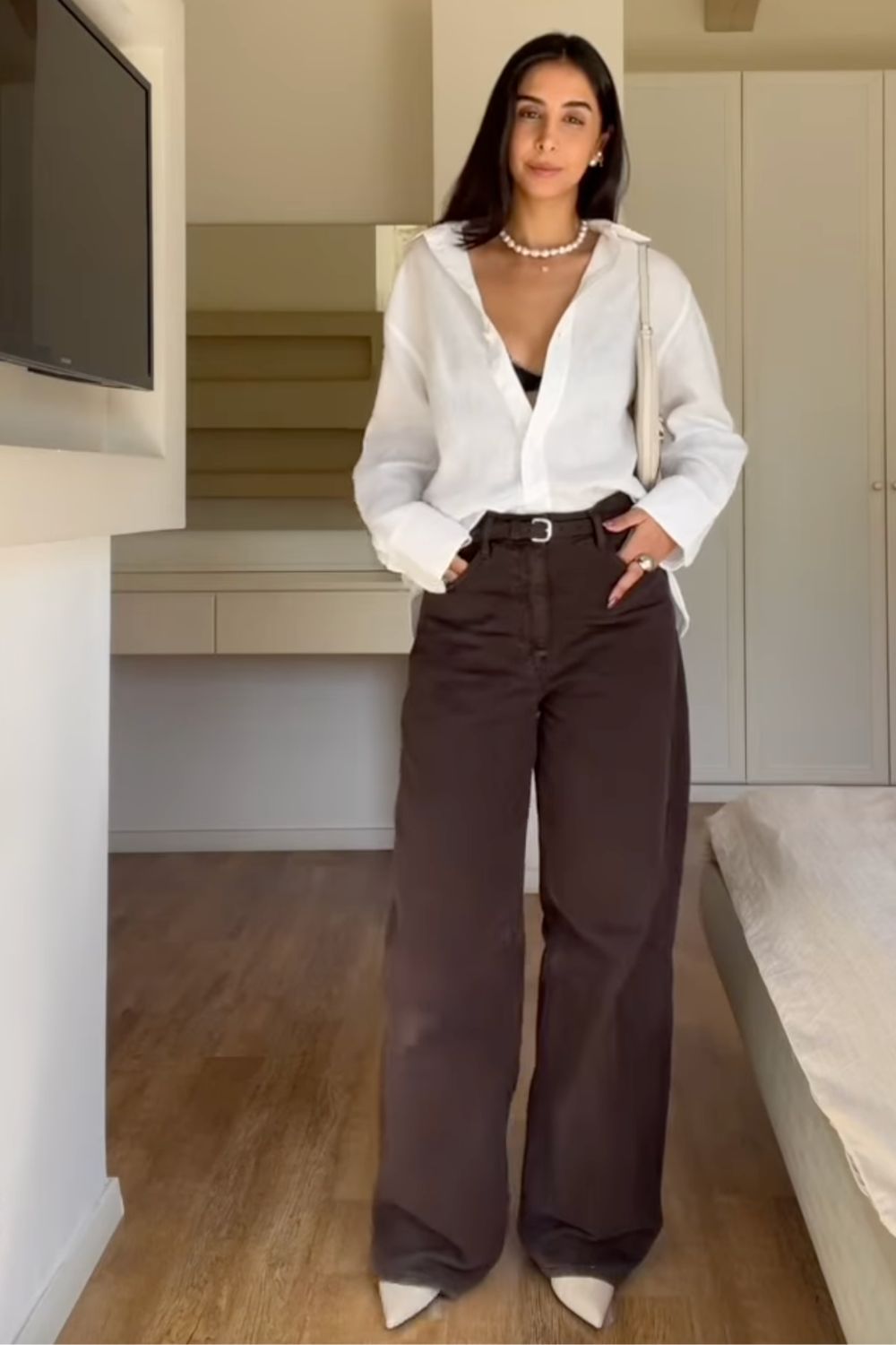 Discover chic brown jeans outfit ideas for every season — from cozy knits and blazers to layered neutrals and soft pink tones. Get effortless style inspiration for casual days, city outings, and polished looks you'll want to recreate. Brown Jeans Outfit Aesthetic, Brown Jeans Outfit Women, Brown Top And Jeans Outfit, Brown Baggy Jeans Outfit, Light Brown Jeans Outfit, Dark Brown Jeans Outfit, Outfit With Brown Jeans, Brown And Jeans Outfit, Brown Jeans Outfit Winter, Brown Wide Leg Jeans Outfit, Brown Flare Jeans Outfit, Brown Cargo Jeans Outfit Discover chic brown jeans outfit ideas for every season — from cozy knits and blazers to layered neutrals and soft pink tones. Get effortless style inspiration for casual days, city outings, and polished looks you'll want to recreate.Brown Jeans Outfit Aesthetic, Brown Jeans Outfit Women, Brown Top And Jeans Outfit, Brown Baggy Jeans Outfit, Light Brown Jeans Outfit, Dark Brown Jeans Outfit, Outfit With Brown Jeans, Brown And Jeans Outfit, Brown Jeans Outfit Winter, Brown Wide Leg Jeans Outfit, Brown Flare Jeans Outfit, Brown Cargo Jeans Outfit