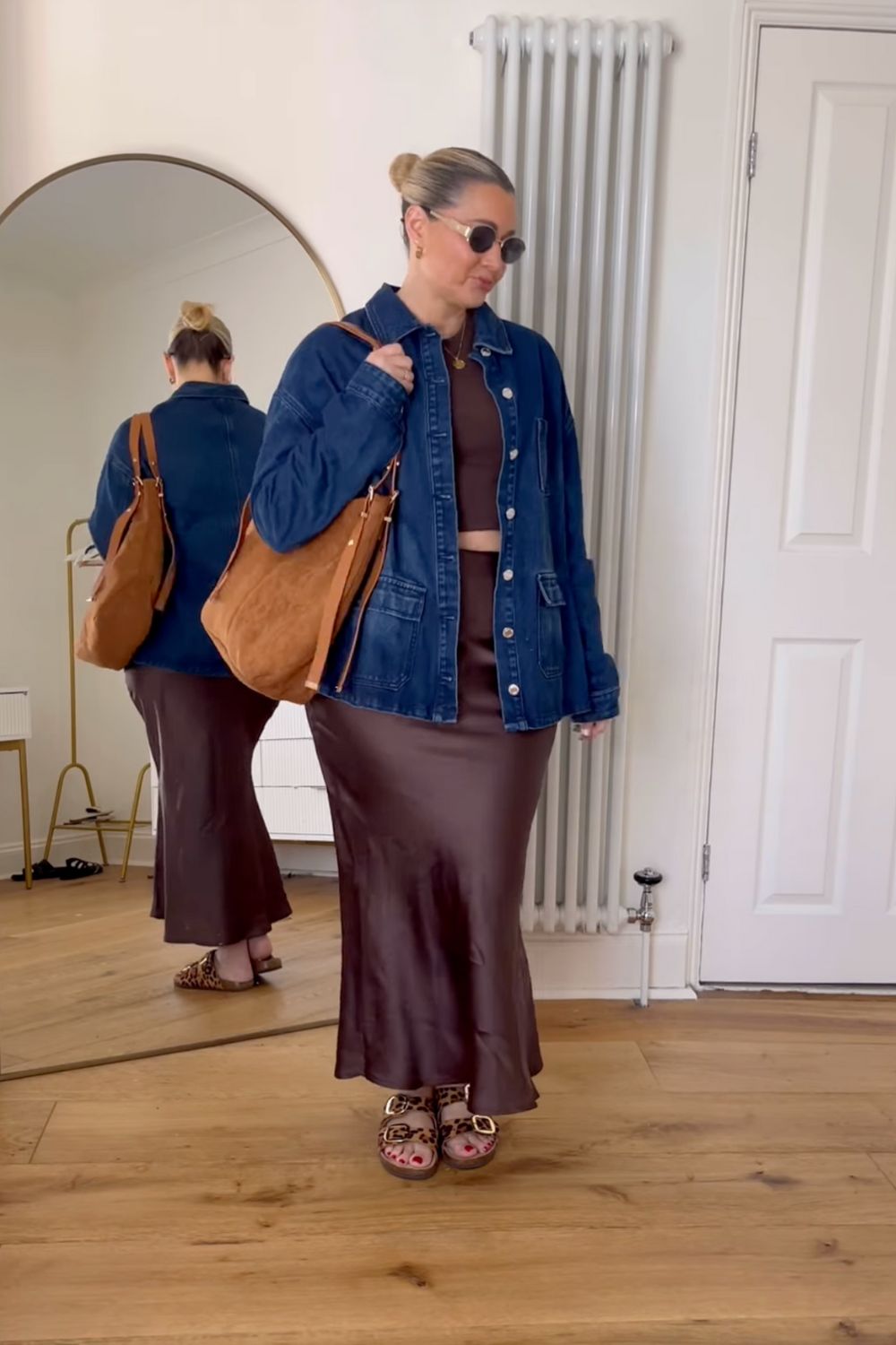 Discover chic brown satin skirt outfit ideas — from cozy knits and tailored blazers to sporty sneakers and elegant heels. Perfect for fall or winter, these looks show how to style a satin skirt for casual days or polished evenings. Discover chic brown satin skirt outfit ideas — from cozy knits and tailored blazers to sporty sneakers and elegant heels. Perfect for fall or winter, these looks show how to style a satin skirt for casual days or polished evenings.Satin Brown Skirt Outfit, Brown Satin Skirt Outfit Summer, Brown Satin Midi Skirt Outfit, Brown Satin Skirt Outfit Winter, Brown Satin Maxi Skirt Outfit