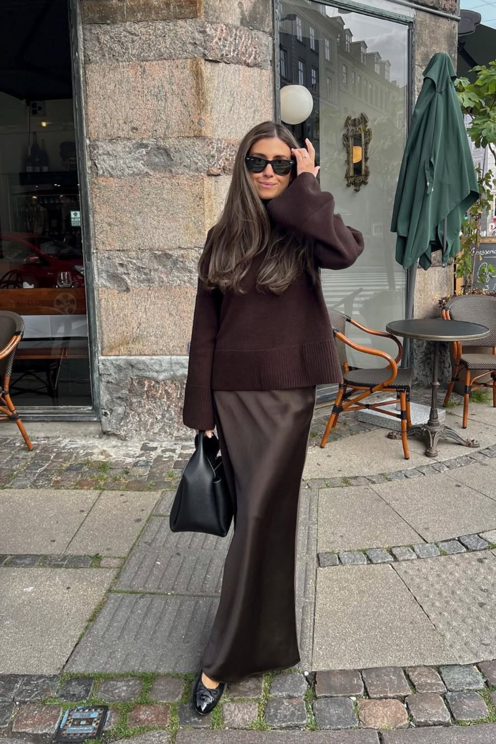 Discover chic brown satin skirt outfit ideas — from cozy knits and tailored blazers to sporty sneakers and elegant heels. Perfect for fall or winter, these looks show how to style a satin skirt for casual days or polished evenings. Discover chic brown satin skirt outfit ideas — from cozy knits and tailored blazers to sporty sneakers and elegant heels. Perfect for fall or winter, these looks show how to style a satin skirt for casual days or polished evenings.Satin Brown Skirt Outfit, Brown Satin Skirt Outfit Summer, Brown Satin Midi Skirt Outfit, Brown Satin Skirt Outfit Winter, Brown Satin Maxi Skirt Outfit