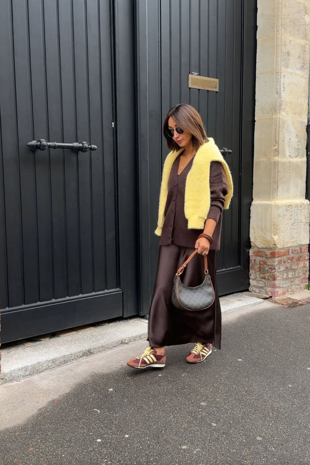 Discover chic brown satin skirt outfit ideas — from cozy knits and tailored blazers to sporty sneakers and elegant heels. Perfect for fall or winter, these looks show how to style a satin skirt for casual days or polished evenings. Discover chic brown satin skirt outfit ideas — from cozy knits and tailored blazers to sporty sneakers and elegant heels. Perfect for fall or winter, these looks show how to style a satin skirt for casual days or polished evenings.Satin Brown Skirt Outfit, Brown Satin Skirt Outfit Summer, Brown Satin Midi Skirt Outfit, Brown Satin Skirt Outfit Winter, Brown Satin Maxi Skirt Outfit