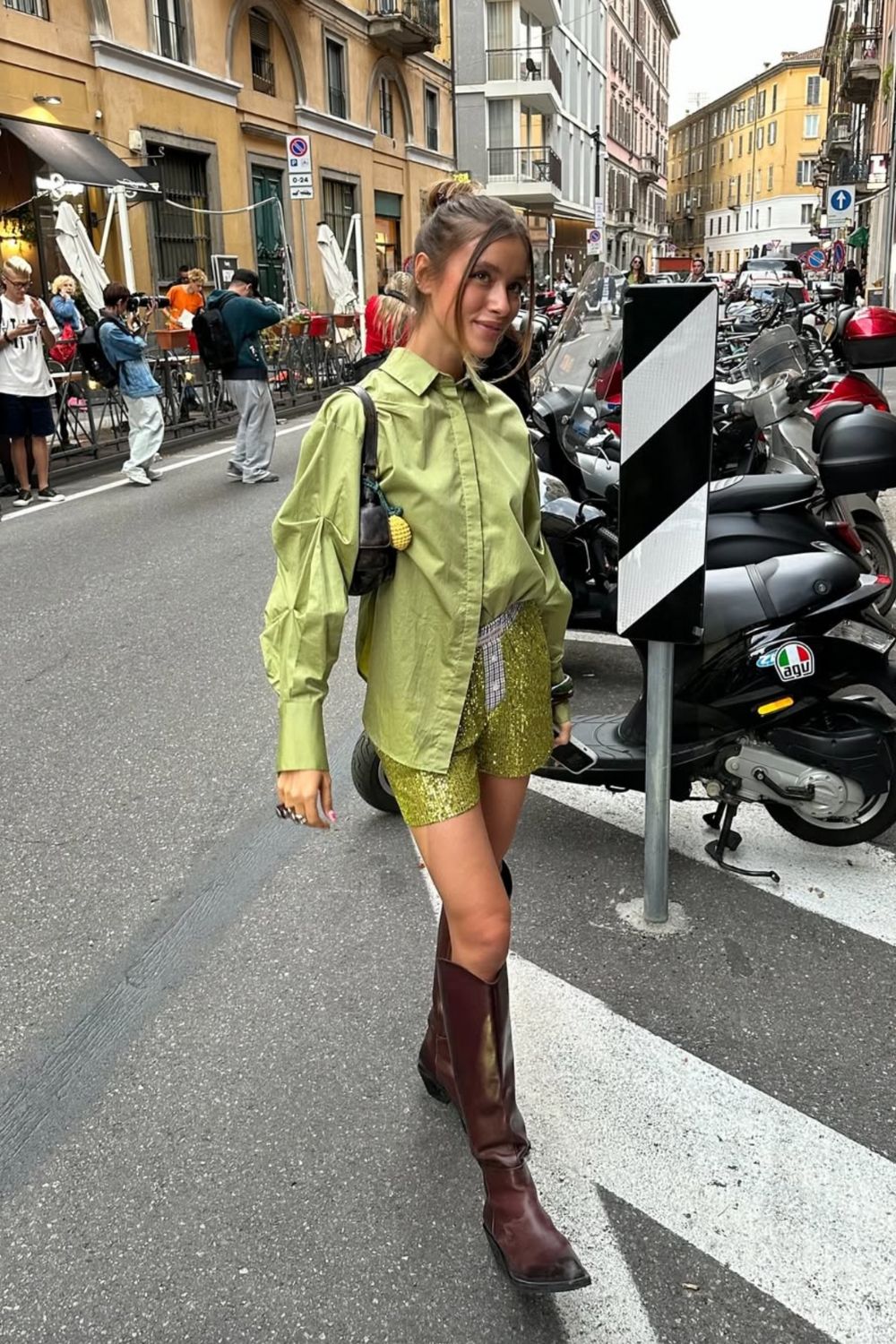 Discover chic and effortless green shirt outfit ideas, from casual summer looks to polished city style. Get inspiration on how to pair green shirts with skirts, shorts, trousers, and accessories for any season. Perfect for Pinterest styling.Olive Green Shirt Outfit, Green Long Sleeve Shirt Outfit, Dark Green Shirt Outfit, Light Green Shirt Outfit, Green Shirt Outfit Ideas, Olive Green Shirt Outfit Women, Green Button Down Shirt Outfit, Green Satin Shirt Outfit, Lime Green Shirt Outfit, Mint Green Shirt Outfit, Green Oversized Shirt Outfit, Emerald Green Shirt Outfit