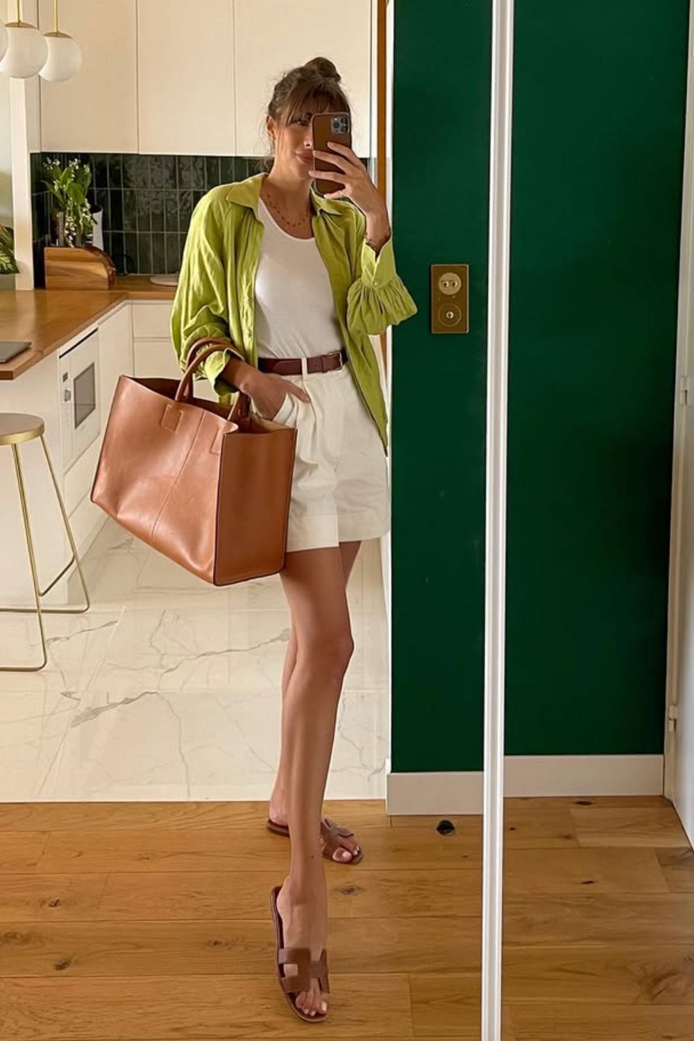 Discover chic and effortless green shirt outfit ideas, from casual summer looks to polished city style. Get inspiration on how to pair green shirts with skirts, shorts, trousers, and accessories for any season. Perfect for Pinterest styling.Olive Green Shirt Outfit, Green Long Sleeve Shirt Outfit, Dark Green Shirt Outfit, Light Green Shirt Outfit, Green Shirt Outfit Ideas, Olive Green Shirt Outfit Women, Green Button Down Shirt Outfit, Green Satin Shirt Outfit, Lime Green Shirt Outfit, Mint Green Shirt Outfit, Green Oversized Shirt Outfit, Emerald Green Shirt Outfit