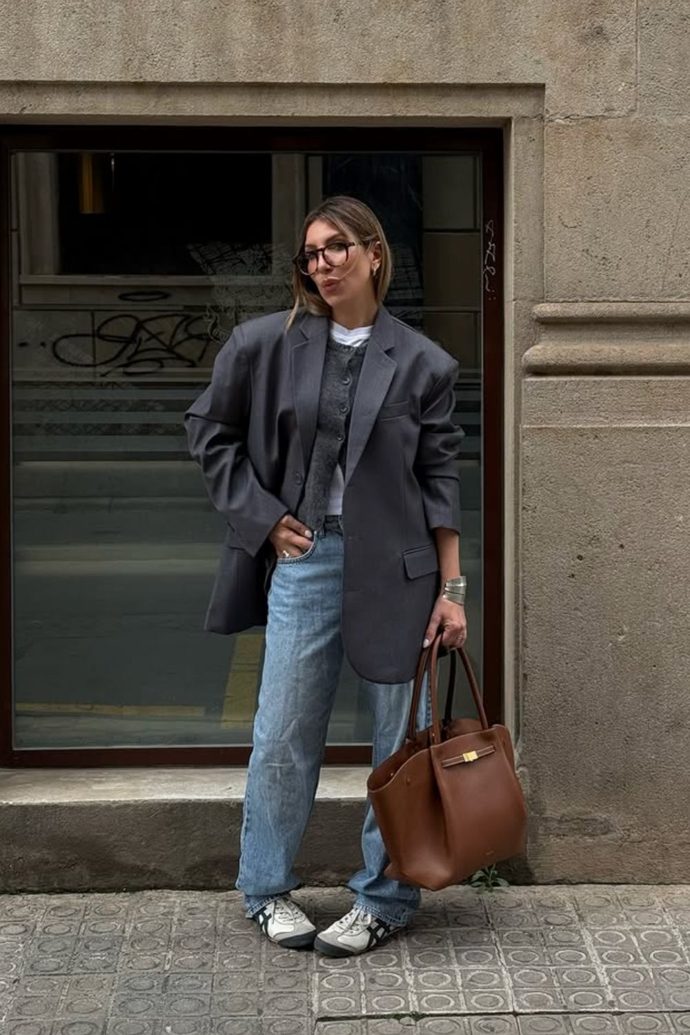 Chic grey blazer outfit ideas for every season—discover 30+ stylish looks with skirts, jeans, dresses, tailoring, and street-style combos. Perfect inspo for Pinterest, travel outfits, workwear, and everyday elevated style.Grey Blazer Women Outfit, Grey Blazer Outfit Casual, Grey Oversized Blazer Outfit, Dark Grey Blazer Women Outfit, Grey Blazer Outfit Work, Oversized Grey Blazer Outfit, Grey Blazer Outfit Women, Light Grey Blazer Outfit, Dark Grey Blazer Outfit, Outfit With Grey Blazer, Grey Plaid Blazer Outfit, Grey Striped Blazer Outfit, Grey Pinstripe Blazer Outfit, Grey Checked Blazer Outfit, Grey Blazer Winter Outfit, Grey Blazer And Skirt Outfit