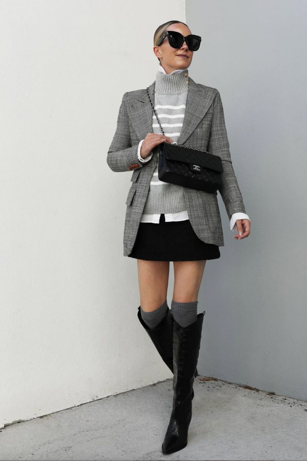 Chic grey blazer outfit ideas for every season—discover 30+ stylish looks with skirts, jeans, dresses, tailoring, and street-style combos. Perfect inspo for Pinterest, travel outfits, workwear, and everyday elevated style.Grey Blazer Women Outfit, Grey Blazer Outfit Casual, Grey Oversized Blazer Outfit, Dark Grey Blazer Women Outfit, Grey Blazer Outfit Work, Oversized Grey Blazer Outfit, Grey Blazer Outfit Women, Light Grey Blazer Outfit, Dark Grey Blazer Outfit, Outfit With Grey Blazer, Grey Plaid Blazer Outfit, Grey Striped Blazer Outfit, Grey Pinstripe Blazer Outfit, Grey Checked Blazer Outfit, Grey Blazer Winter Outfit, Grey Blazer And Skirt Outfit