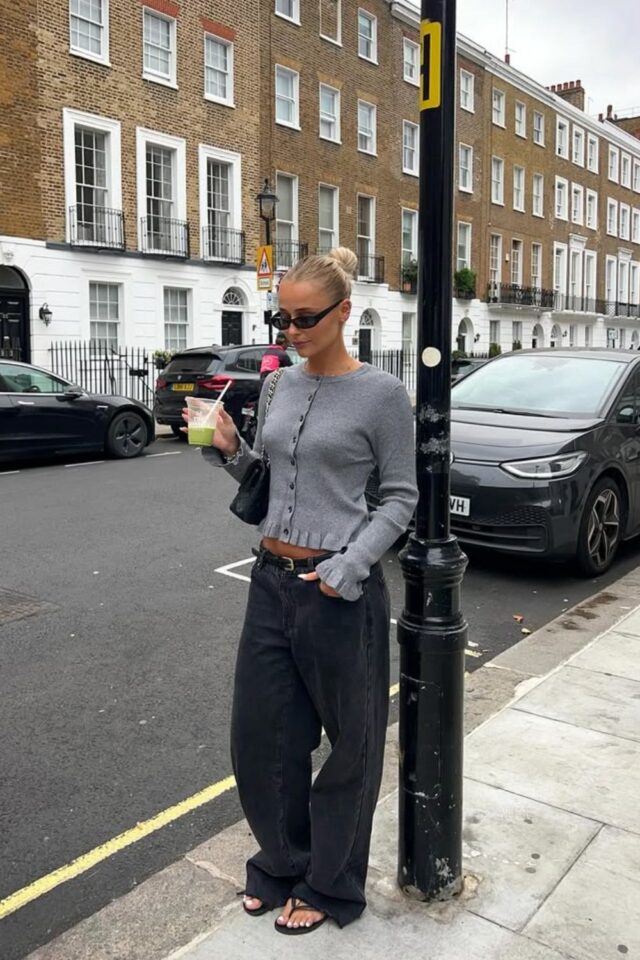 THOUGHT CARDIGAN GREY