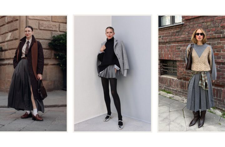 Discover chic and stylish grey pleated skirt outfit ideas, from cosy knits to elegant layered looks. Get inspired with versatile ways to style mini and midi pleated skirts for every season and occasion. Grey Pleated Skirt Outfit, Grey Pleated Mini Skirt Outfit, Pleated Grey Skirt Outfit, Grey Pleated Skirt Outfit Summer, Long Grey Pleated Skirt Outfit, Grey Pleated Skirt Outfit Winter, Dark Grey Pleated Skirt Outfit, Grey Pleated Midi Skirt Outfit, Grey Pleated Skirt Outfit Aesthetic, Grey Mini Pleated Skirt Outfit