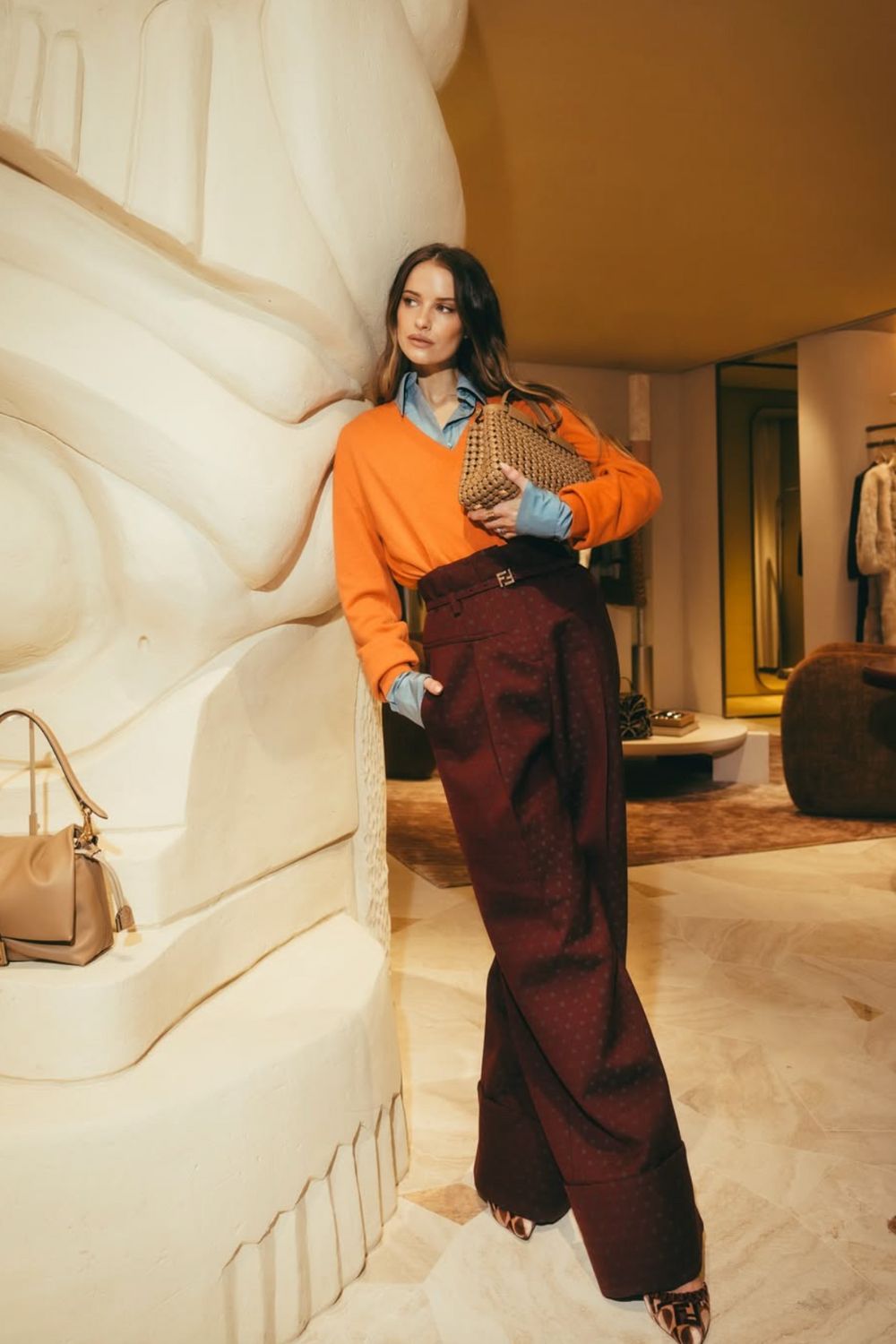 Chic orange sweater outfit ideas featuring bold color combos, layered looks, skirts, trousers, and accessories—plus stylish ways to pair your orange knit with pink shoes. Perfect inspiration for fall, winter, and Pinterest fashion boards. burnt orange sweater outfit, orange knit sweater outfit, orange sweater outfit fall looks, orange sweater outfit winter, orange sweater vest outfit, orange sweater outfit aesthetic, orange sweater dress outfit, bright orange sweater outfit, burnt orange sweater outfit fall, orange knitted sweater outfit, light orange sweater outfit, red orange sweater outfit, rust orange sweater outfit, orange crop sweater outfit, burnt orange knit sweater outfit