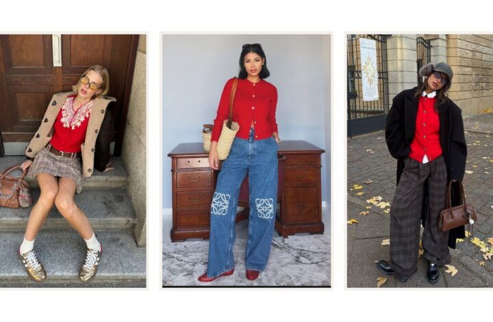 Discover 25+ chic red cardigan outfit ideas, from casual denim looks to elegant skirt pairings and layered fall styles. Get inspired with effortless, stylish ways to wear a red cardigan for any season or occasion.Red Cardigan Outfit Aesthetic, Red Cardigan Outfit Winter, Dark Red Cardigan Outfit, Red Cardigan Outfit Hijab, Cardigan Red Outfit, Outfit With Red Cardigan, Red Long Cardigan Outfit, Red Striped Cardigan Outfit, Red Cardigan Work Outfit, Red Cardigan And Jeans Outfit, Red Dress With Cardigan Outfit, Red Cropped Cardigan Outfit, Red Button Up Cardigan Outfit, Fall, Winter, Spring, Summer
