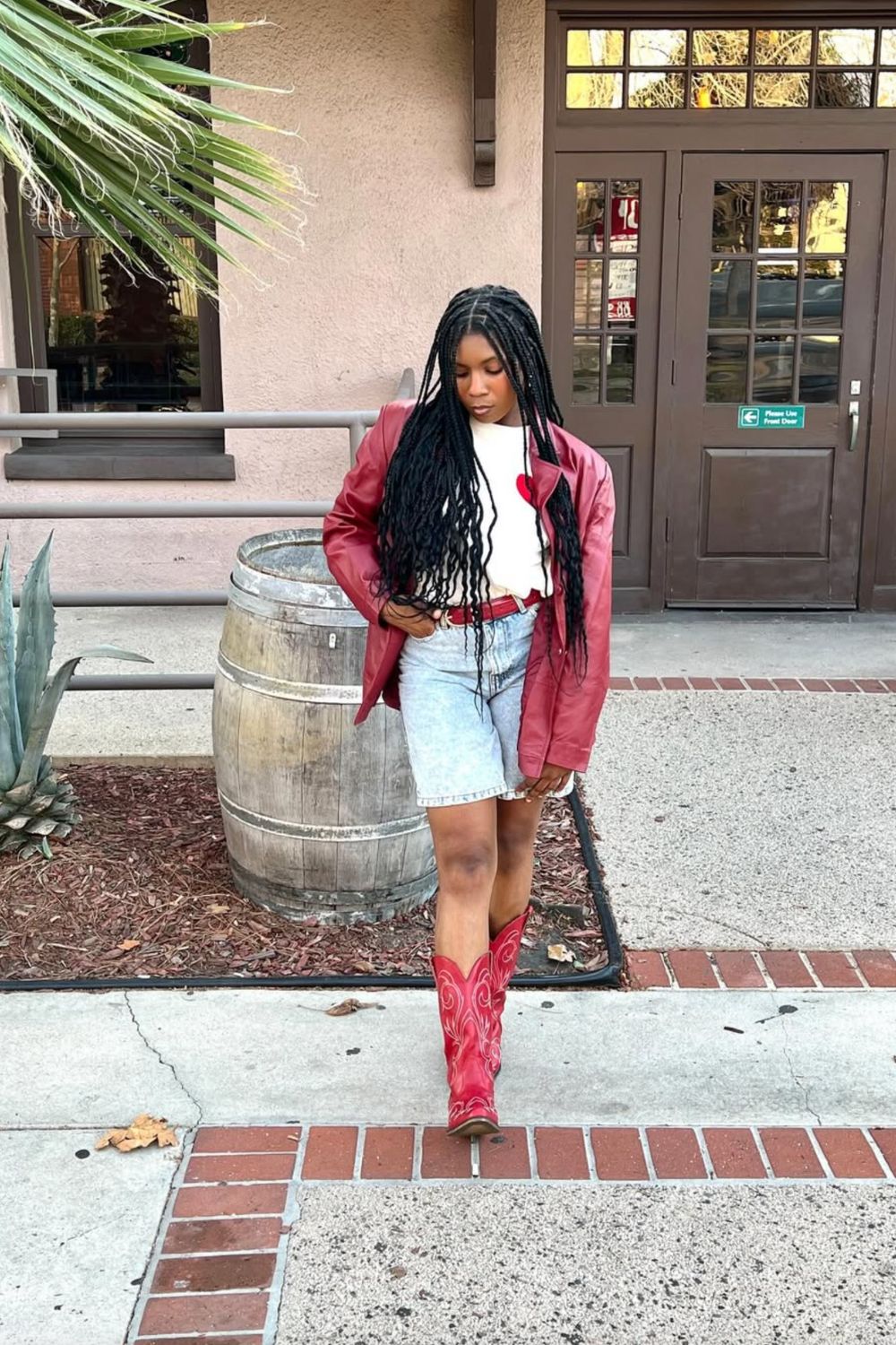 Get inspired with chic red cowboy boots outfit ideas — from denim minis and cozy knits to edgy leather looks. Perfect for festivals, brunch, or city strolls, these bold western-inspired outfits make every look pop with confidence and style. Get inspired with chic red cowboy boots outfit ideas — from denim minis and cozy knits to edgy leather looks. Perfect for festivals, brunch, or city strolls, these bold western-inspired outfits make every look pop with confidence and style.Red Cowboy Boots Outfit Winter, Red Cowboy Boots Outfit Concert, Red Cowboy Boots Outfit Fall, Red Cowboy Boots Outfit Summer, Outfit With Red Cowboy Boots, Red Dress Cowboy Boots Outfit, Red Cowboy Boots Outfit Jeans, Cowboy Boots Red Outfit, Short Red Cowboy Boots Outfit, Dark Red Cowboy Boots Outfit, Tall Red Cowboy Boots Outfit, Red Cowboy Boots Outfit Aesthetic